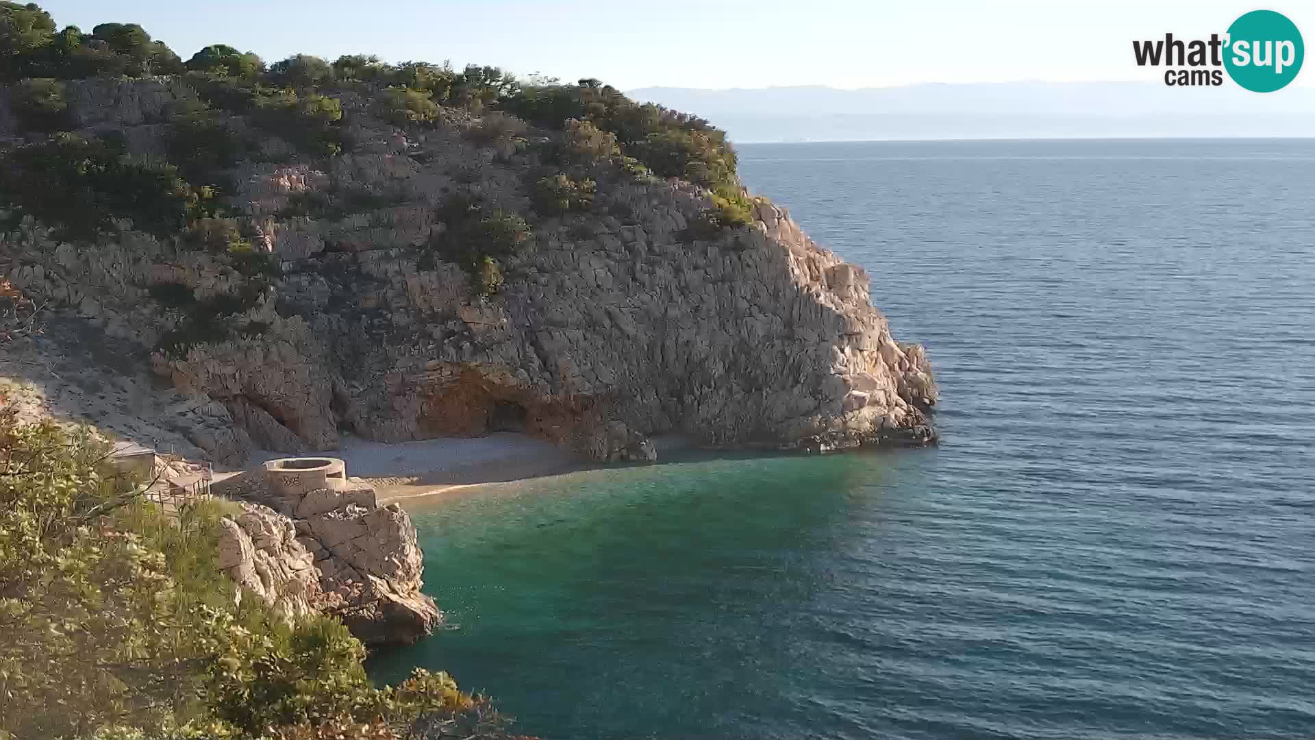 Webcam Brseč beach – Mošćenička Draga – Croatia