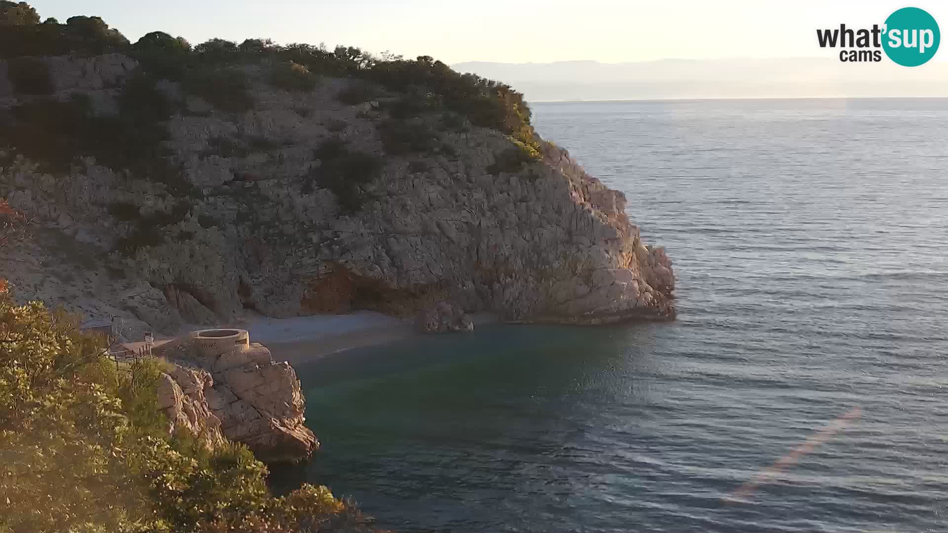 Webcam Bersezio spiaggia – Draga di Moschiena – Croazia