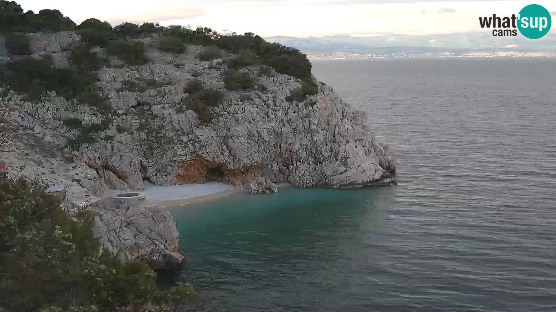Web kamera plaže Brseč – Mošćenička Draga – Hrvatska