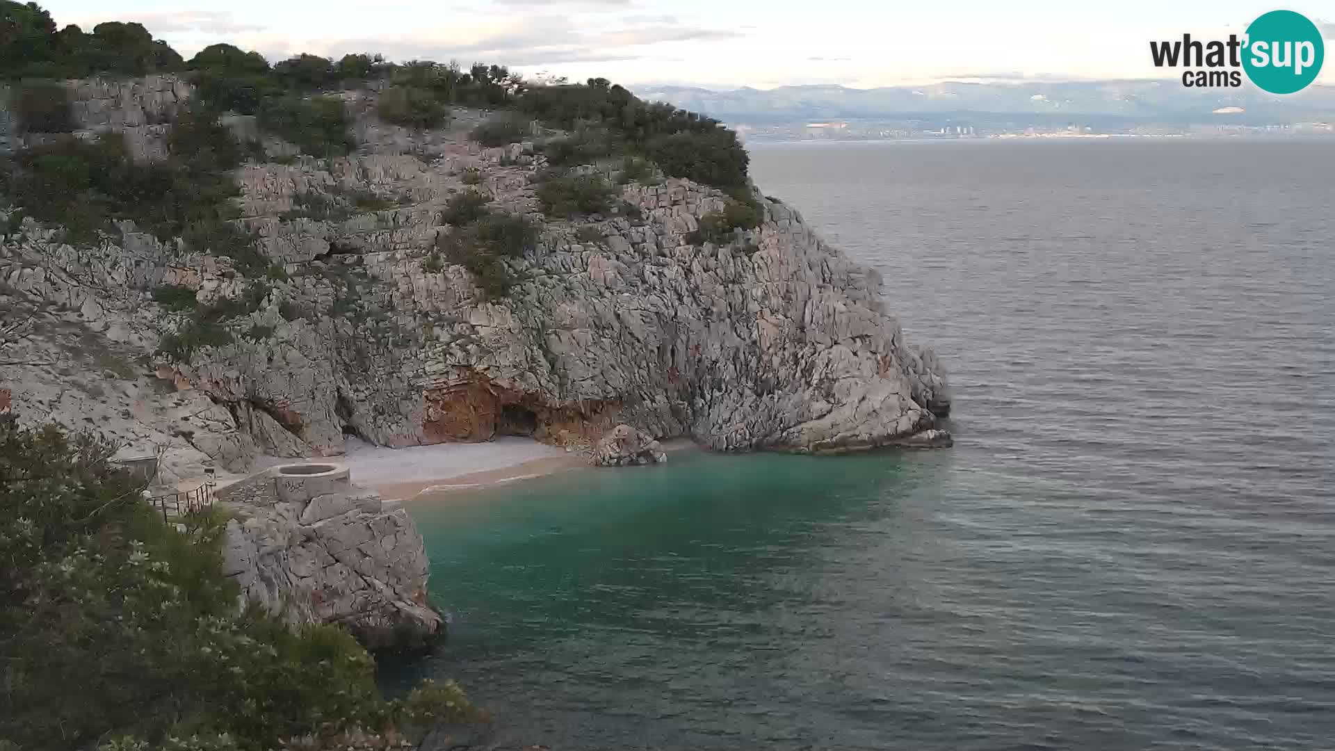 Web kamera plaže Brseč – Mošćenička Draga – Hrvatska