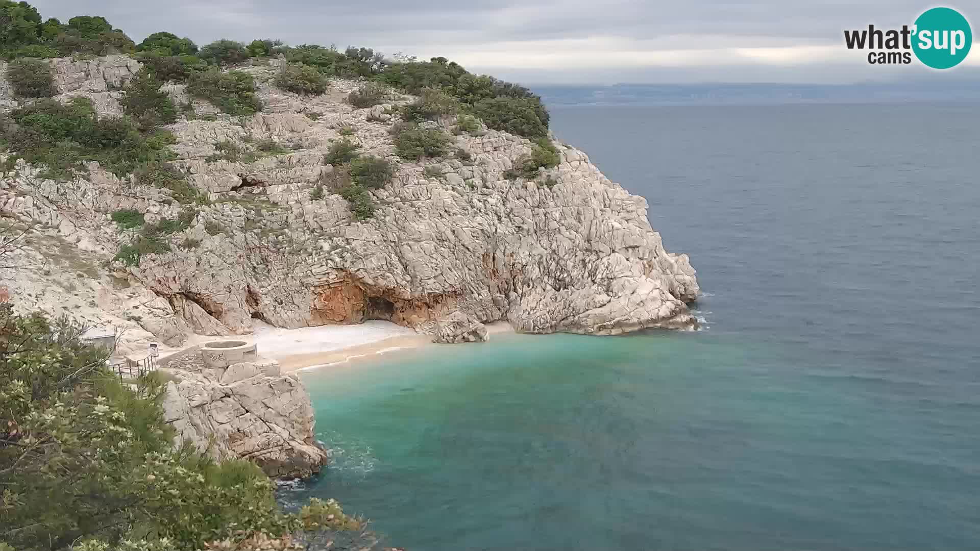 Webcam Bersezio spiaggia – Draga di Moschiena – Croazia