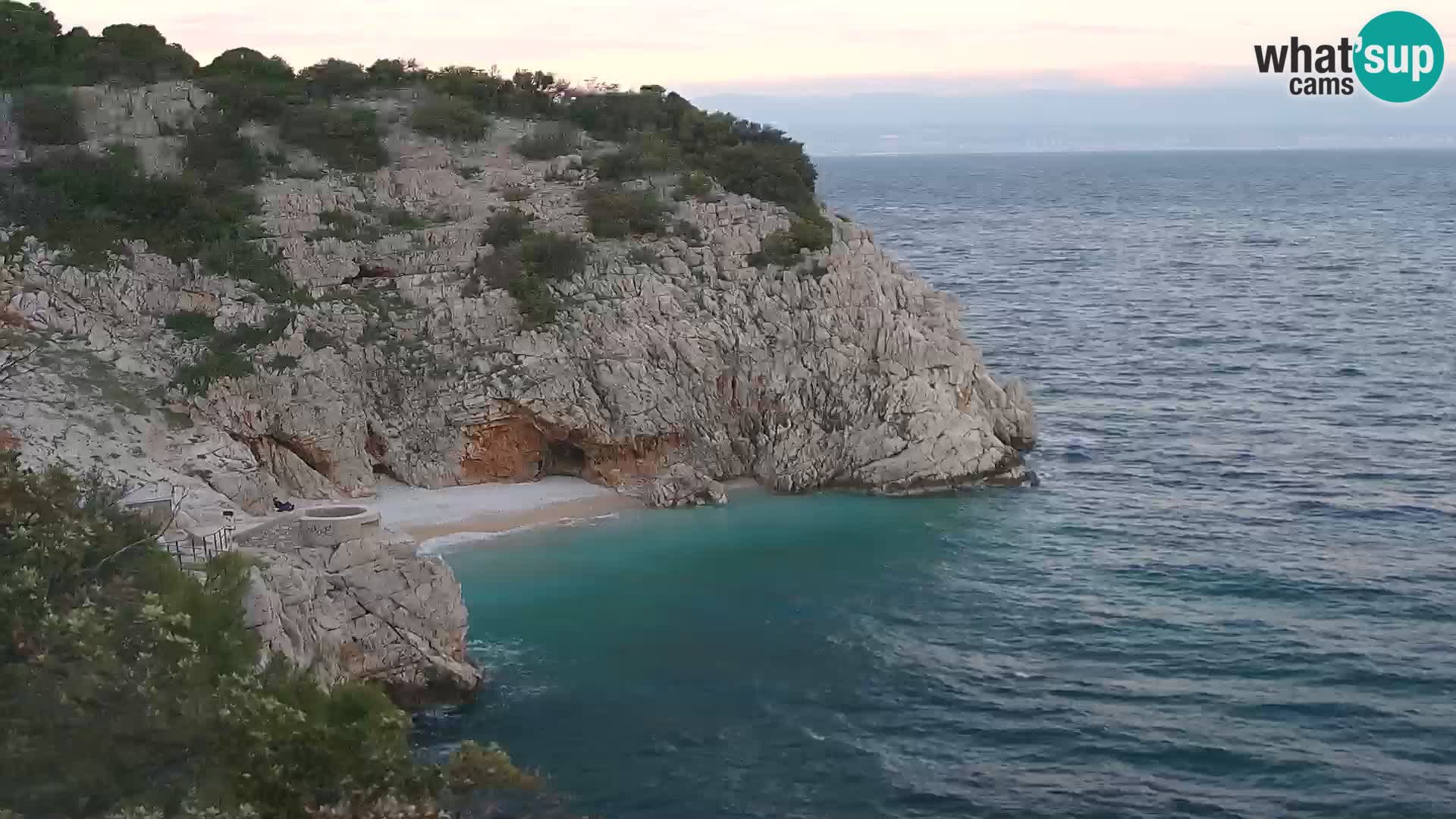 Webcam Bersezio spiaggia – Draga di Moschiena – Croazia