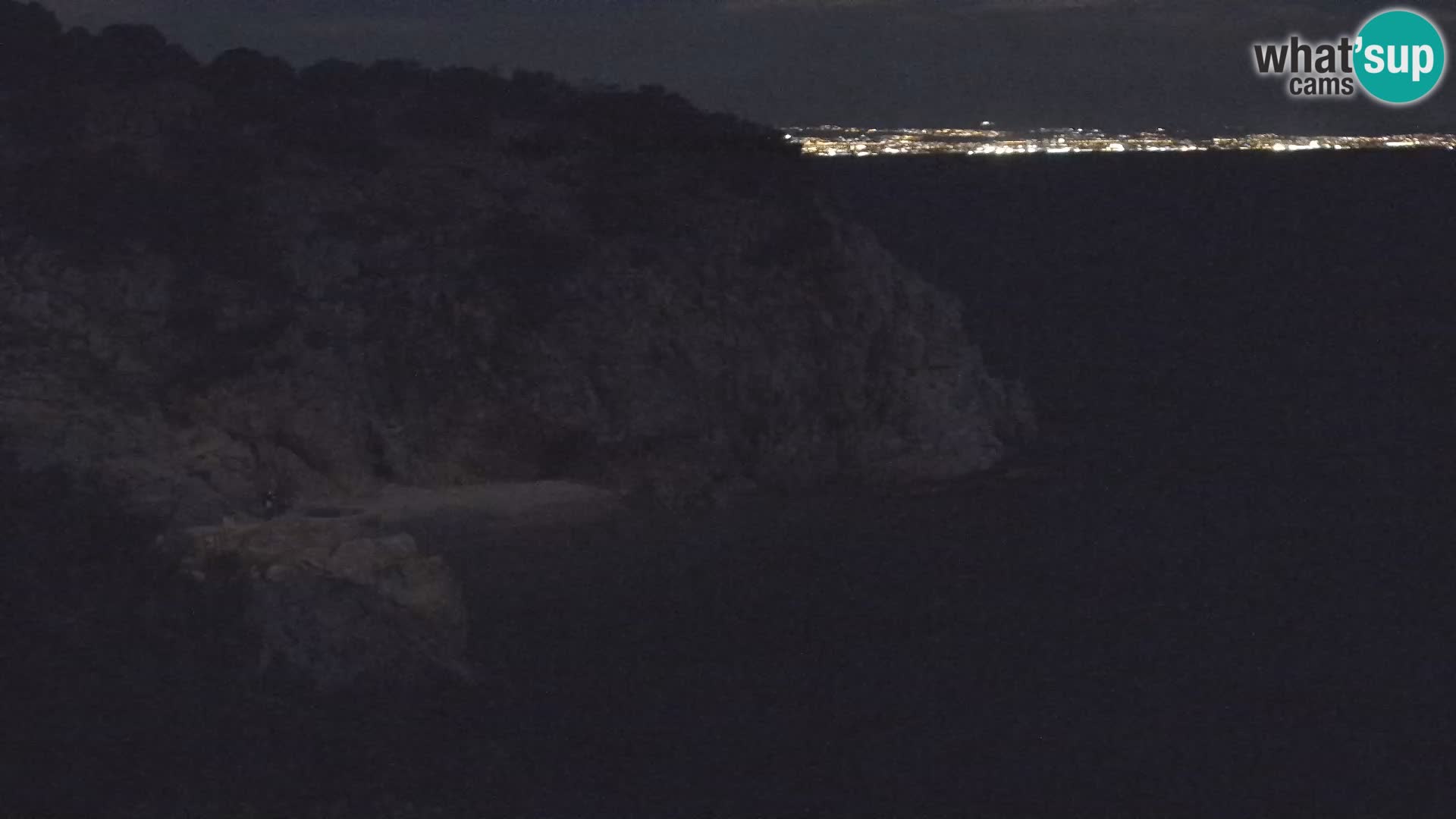 Webcam plage Brseč à Mošćenička Draga, Croatie