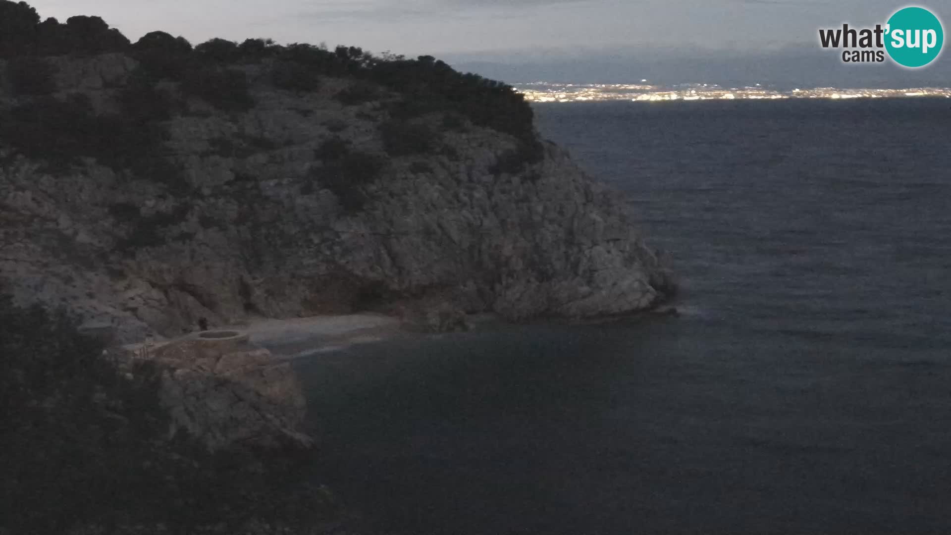 Webcam Bersezio spiaggia – Draga di Moschiena – Croazia