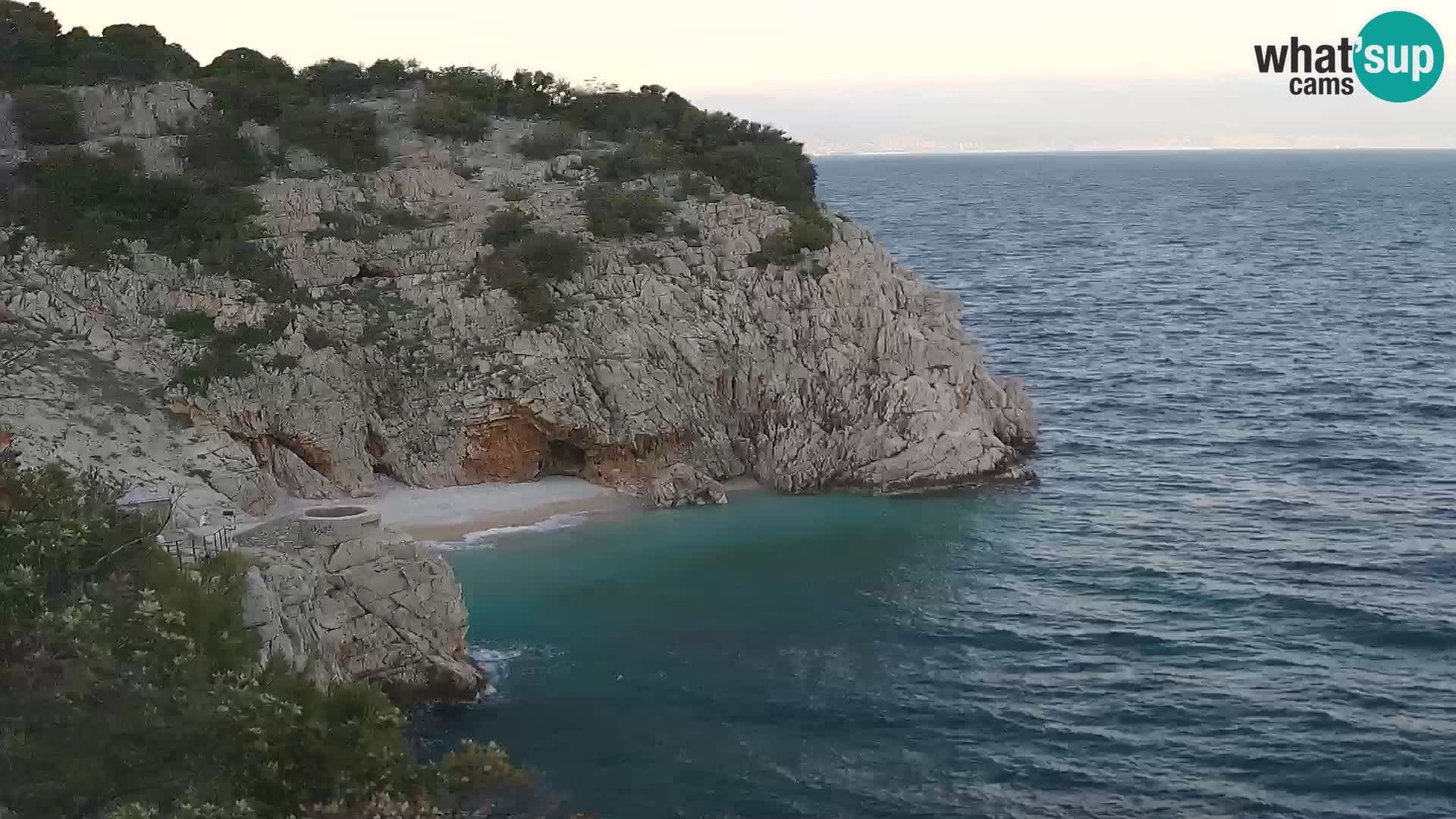 Webcam Brseč beach – Mošćenička Draga – Croatia