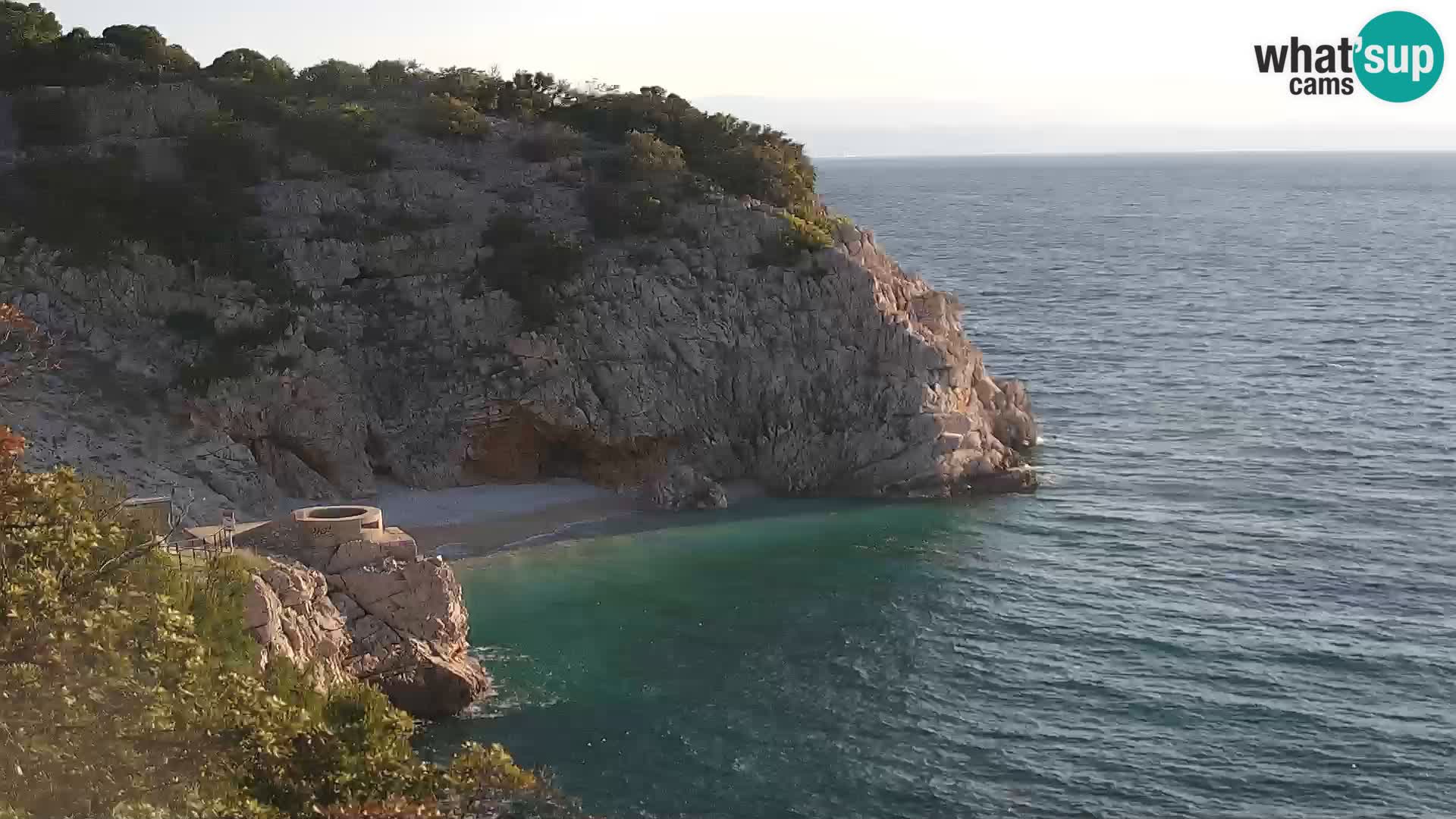 Webcam Brseč Strand – Mošćenička Draga – Kroatien