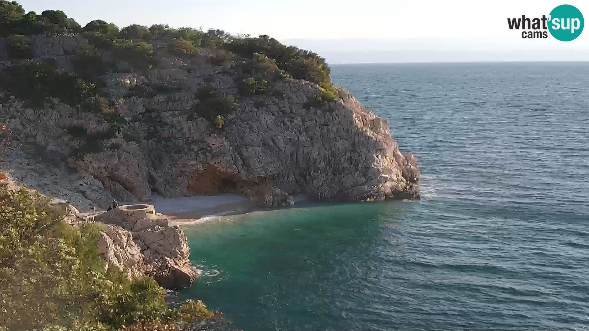 Web kamera plaže Brseč – Mošćenička Draga – Hrvatska