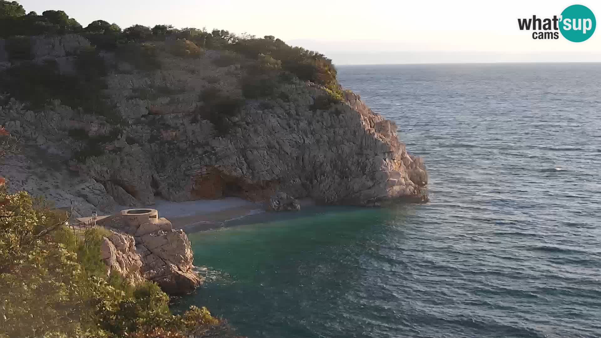 Webcam Brseč beach – Mošćenička Draga – Croatia