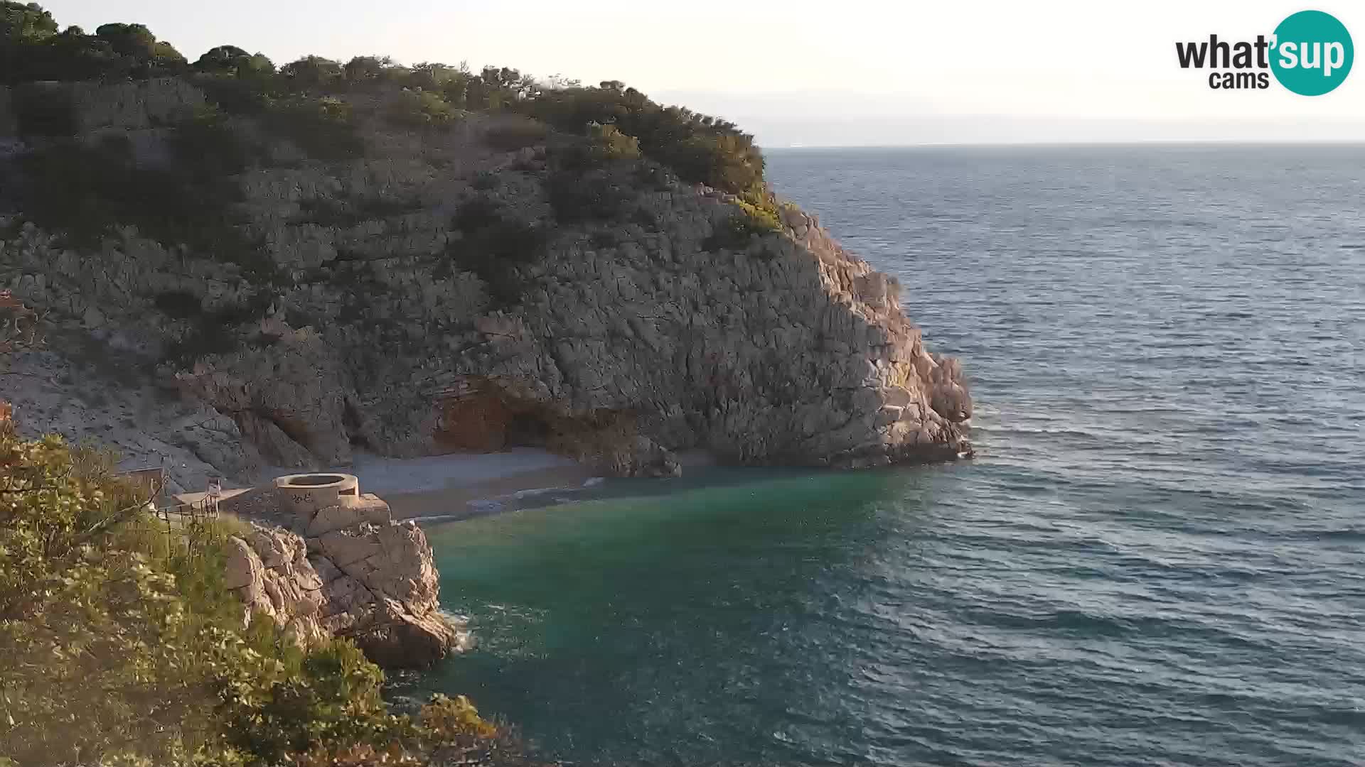 Web kamera plaže Brseč – Mošćenička Draga – Hrvatska