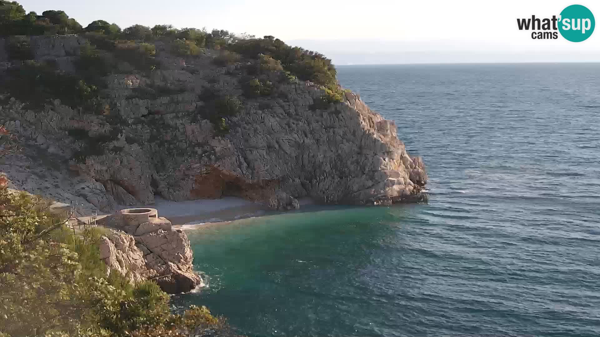 Webcam Brseč beach – Mošćenička Draga – Croatia