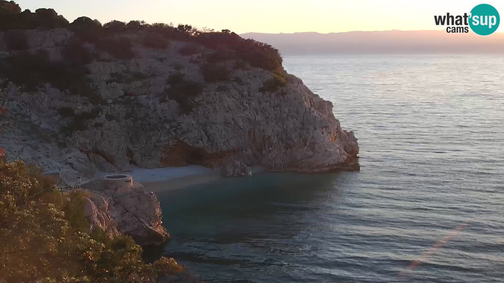 Webcam Brseč Strand – Mošćenička Draga – Kroatien
