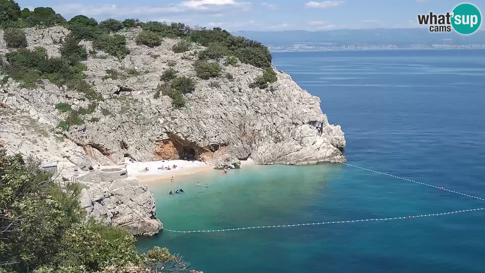 Webcam Brseč Strand – Mošćenička Draga – Kroatien