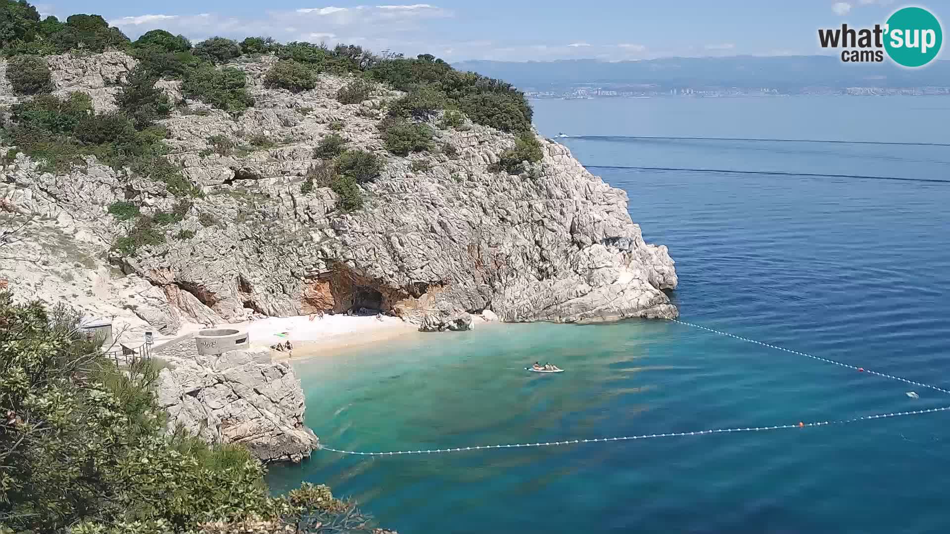 Webcam Bersezio spiaggia – Draga di Moschiena – Croazia