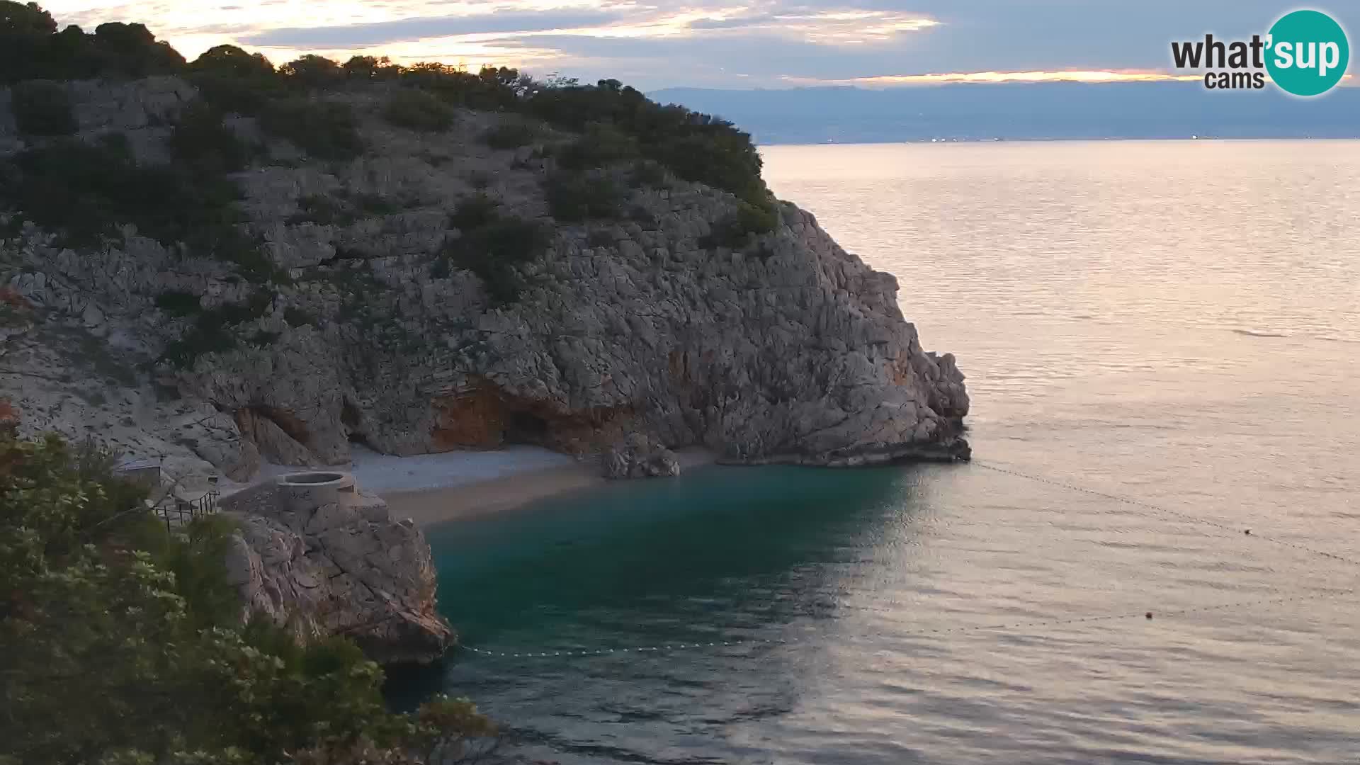 Webcam Brseč beach – Mošćenička Draga – Croatia