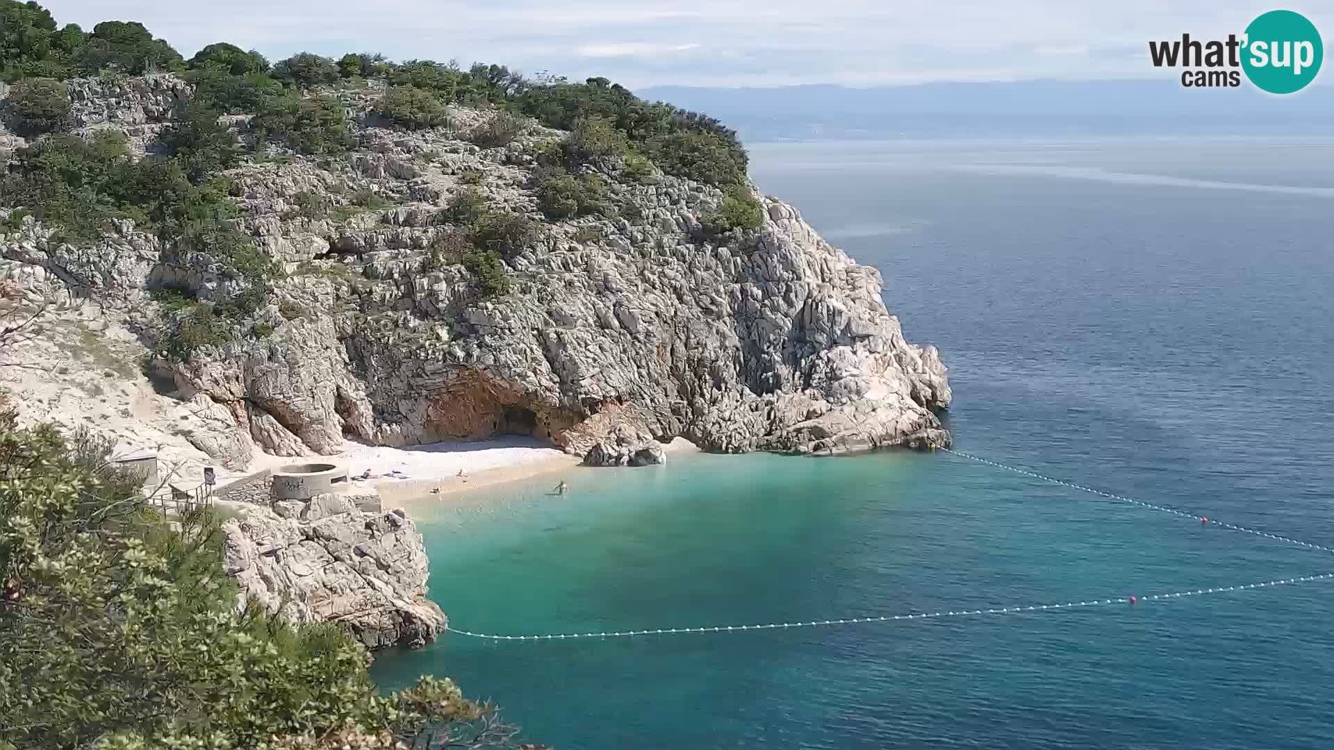 Webcam Bersezio spiaggia – Draga di Moschiena – Croazia