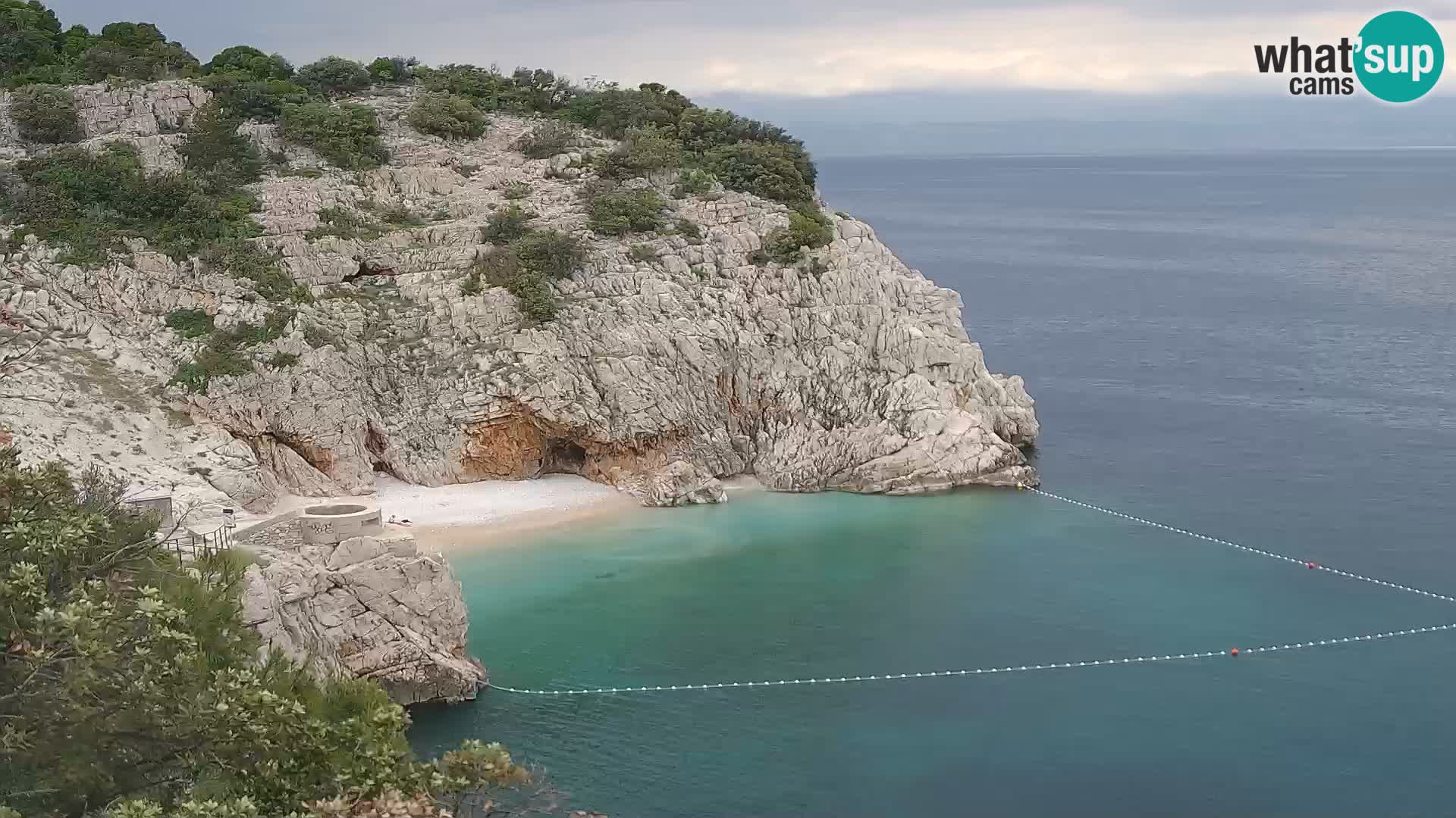 Webcam Brseč Strand – Mošćenička Draga – Kroatien