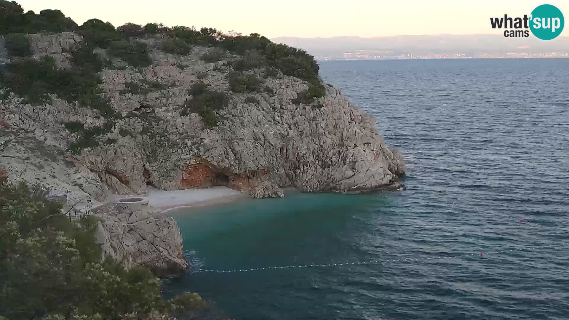 Webcam Bersezio spiaggia – Draga di Moschiena – Croazia