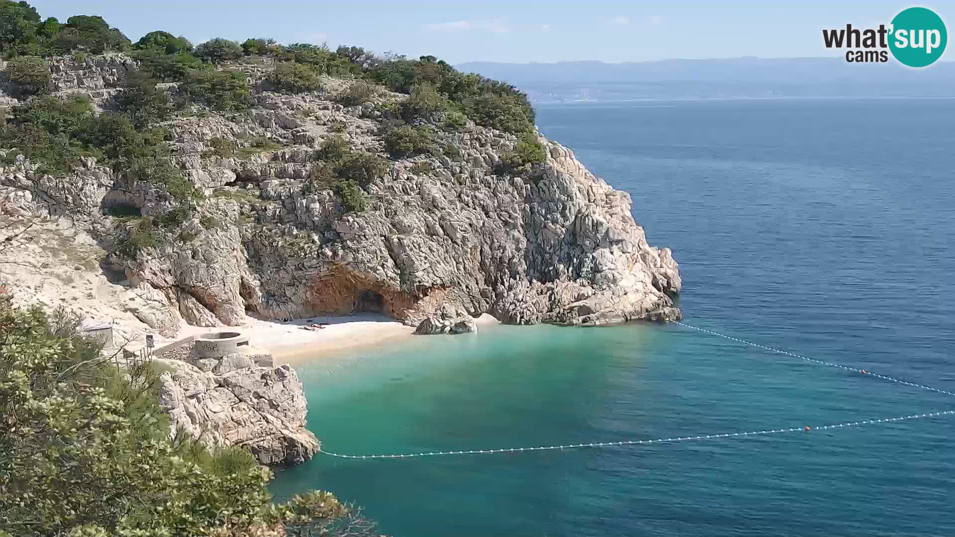 Webcam Brseč Strand – Mošćenička Draga – Kroatien
