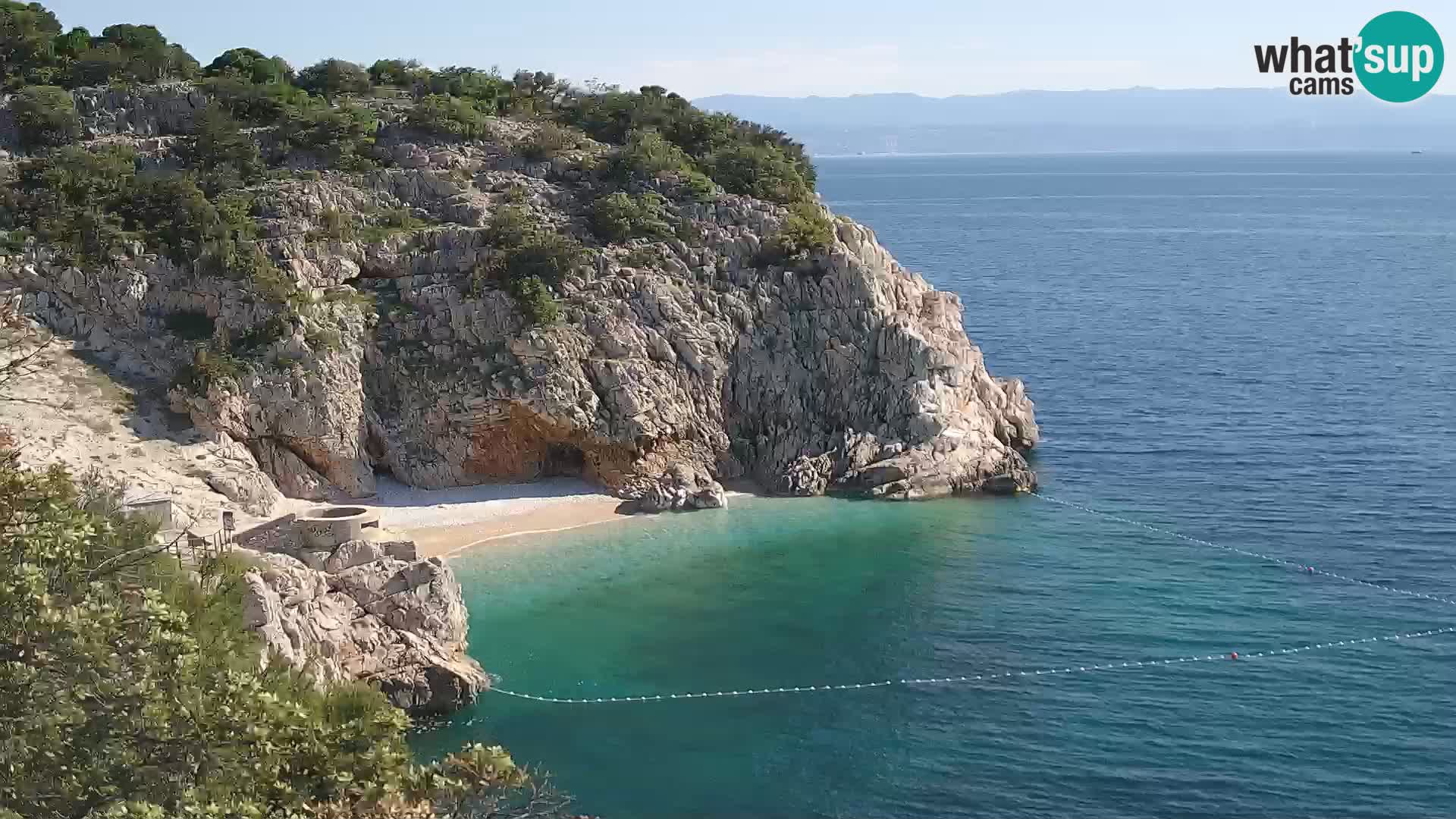 Webcam Brseč beach – Mošćenička Draga – Croatia