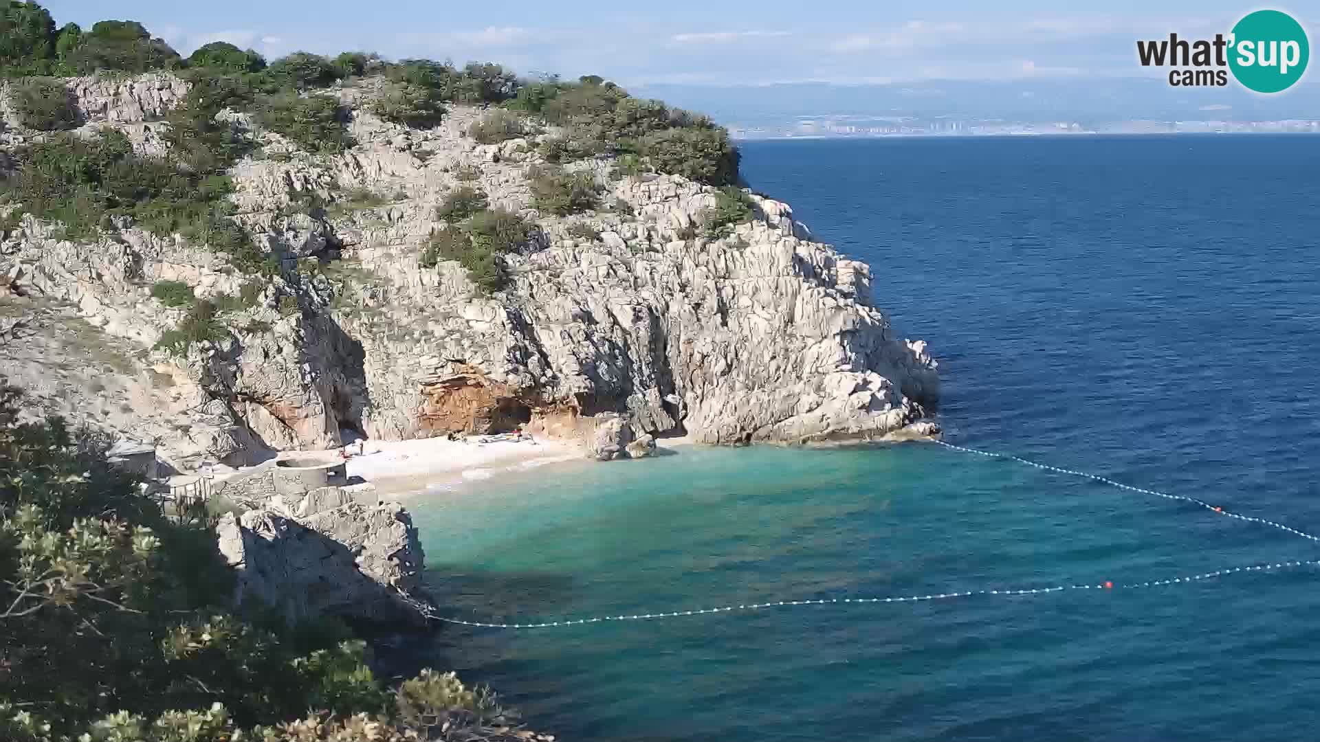 Webcam Brseč beach – Mošćenička Draga – Croatia