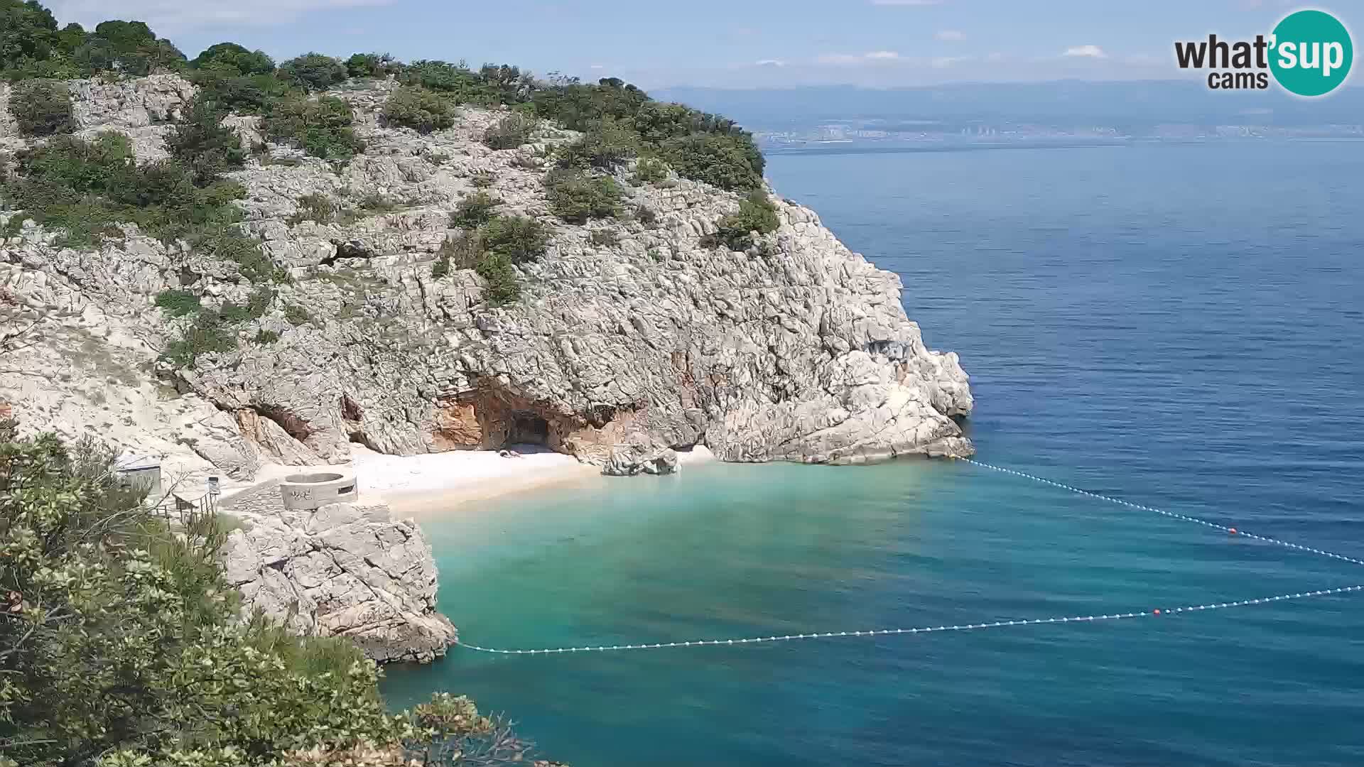 Webcam Brseč Strand – Mošćenička Draga – Kroatien