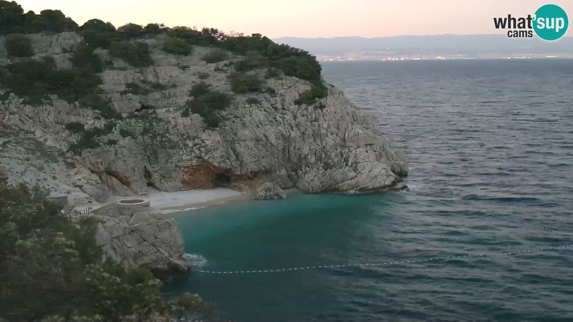 Web kamera plaže Brseč – Mošćenička Draga – Hrvatska
