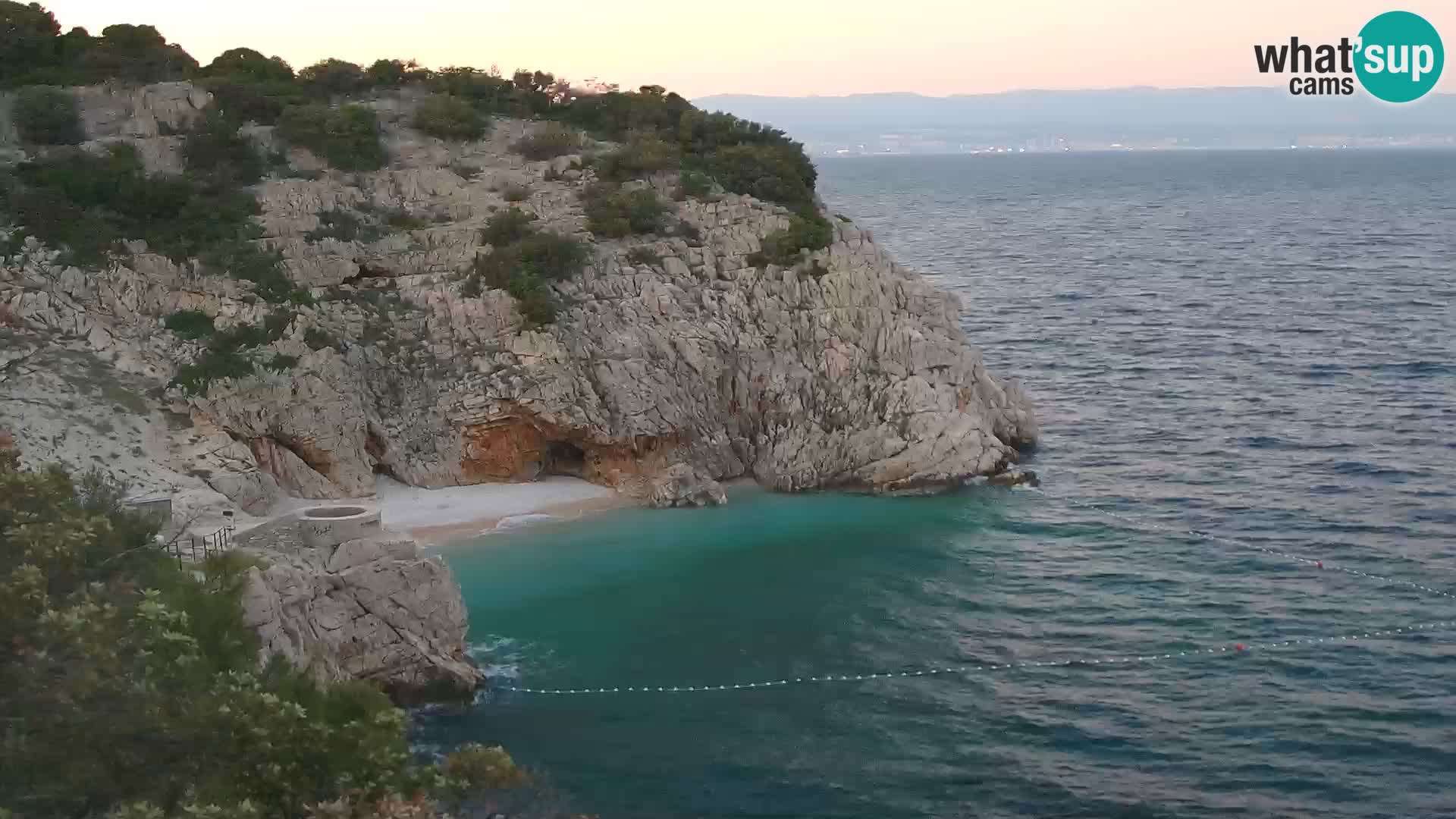 Web kamera plaže Brseč – Mošćenička Draga – Hrvatska