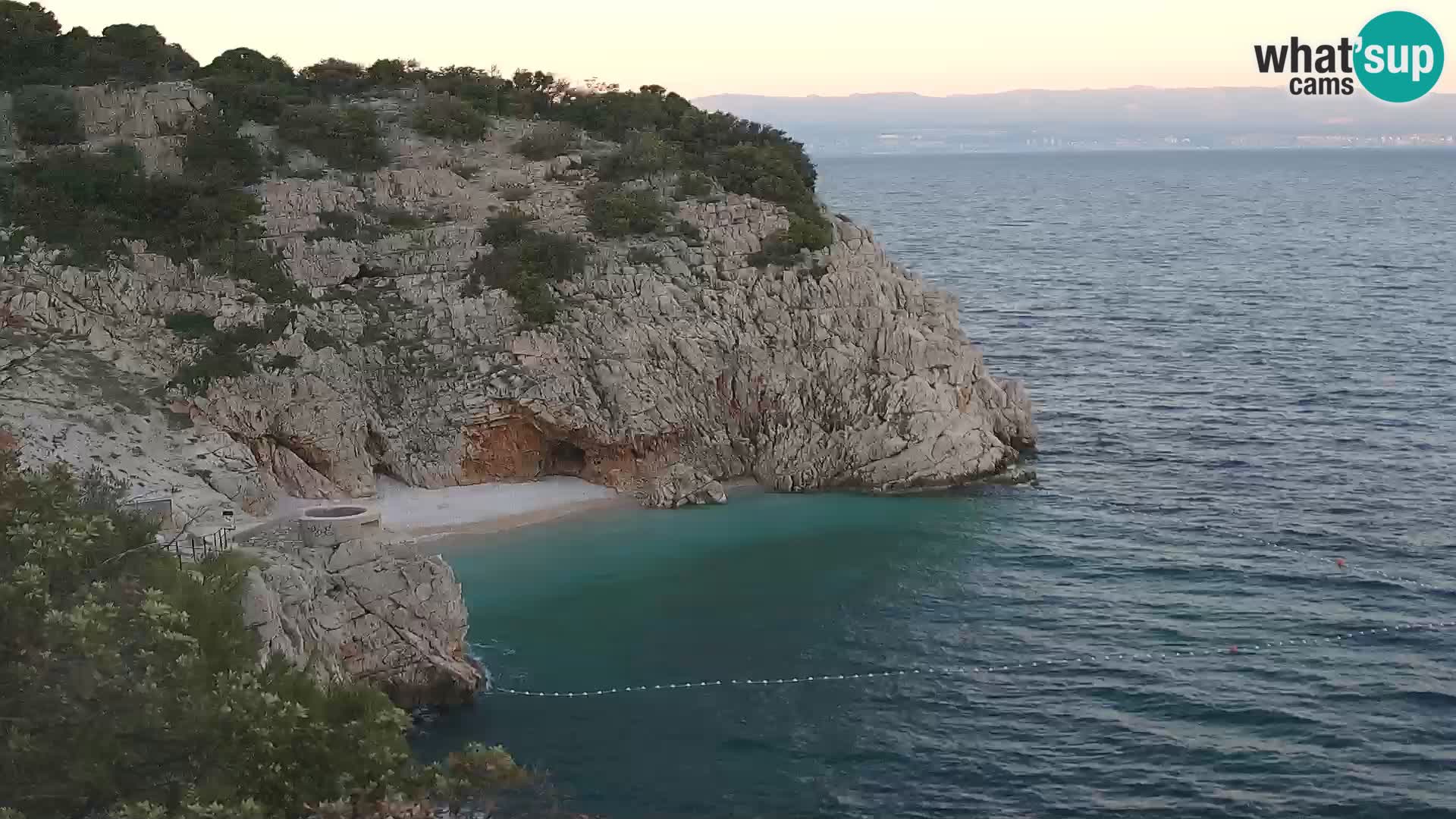 Webcam Bersezio spiaggia – Draga di Moschiena – Croazia