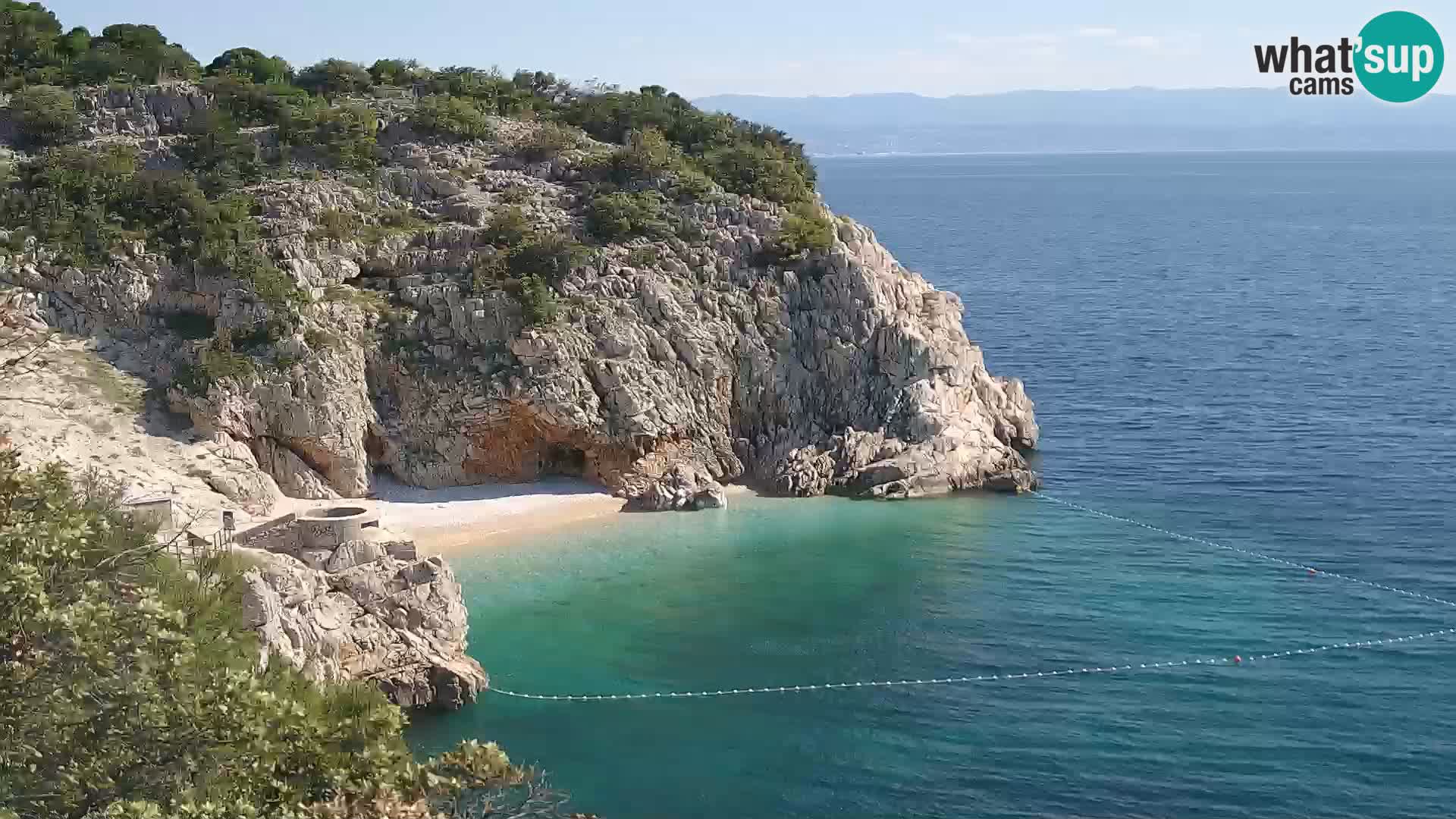 Webcam Brseč beach – Mošćenička Draga – Croatia