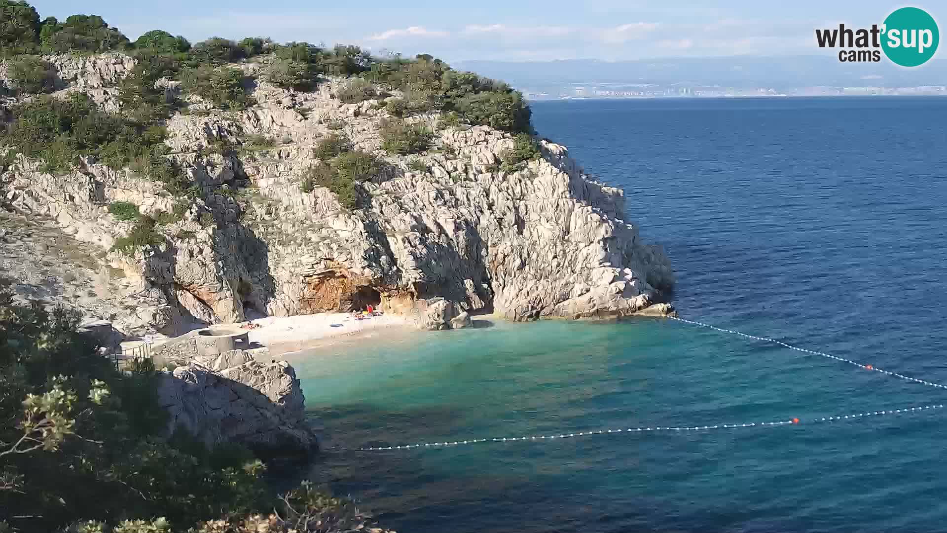 Webcam Brseč Strand – Mošćenička Draga – Kroatien