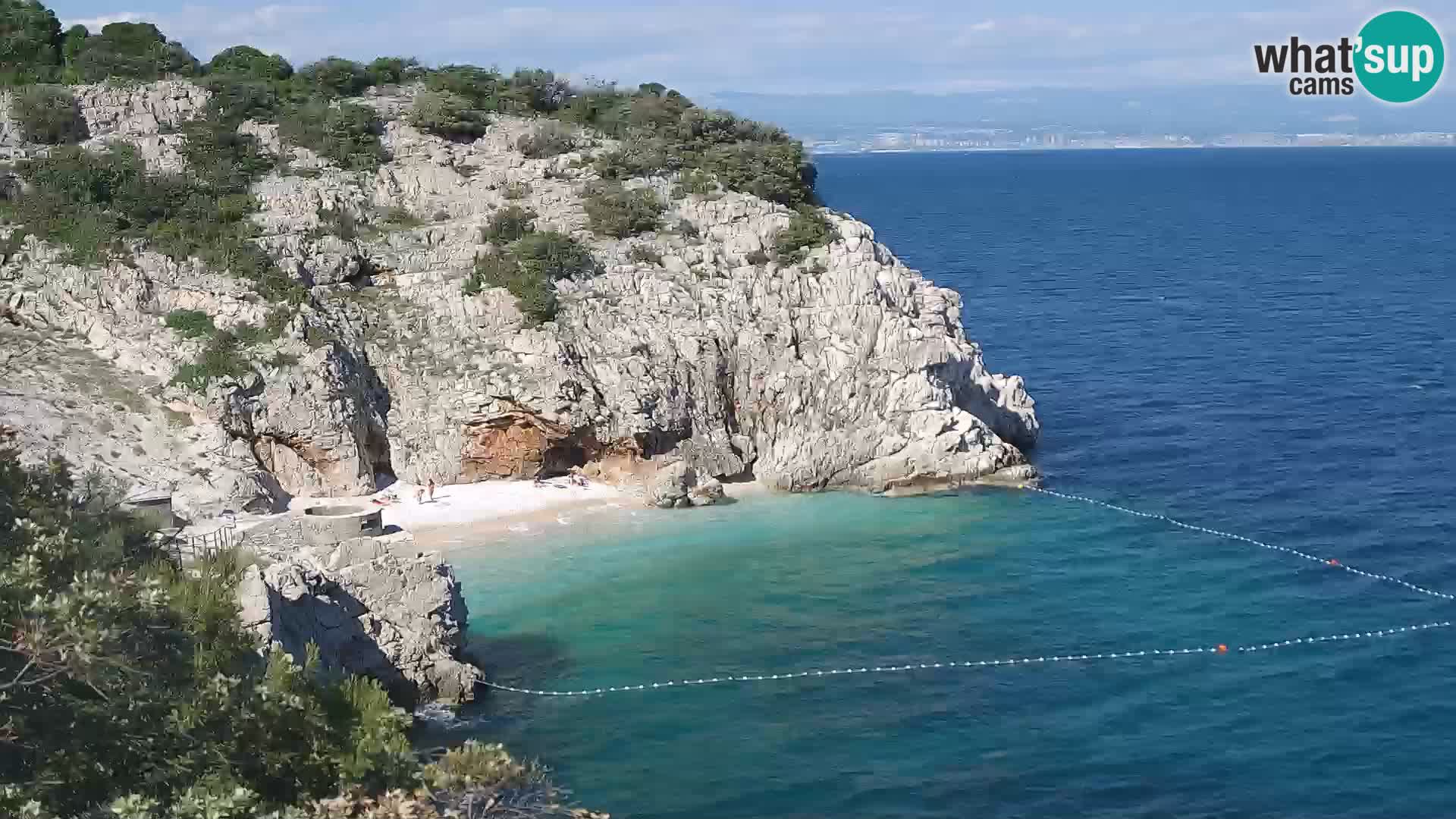 Webcam Brseč Strand – Mošćenička Draga – Kroatien