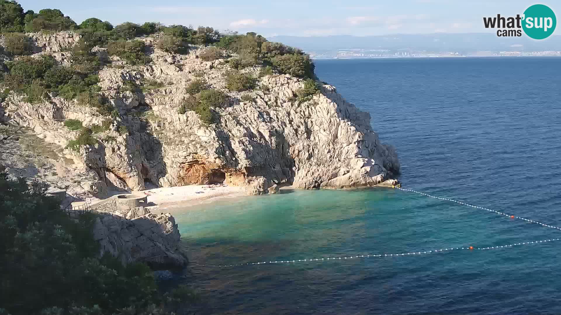 Webcam Bersezio spiaggia – Draga di Moschiena – Croazia