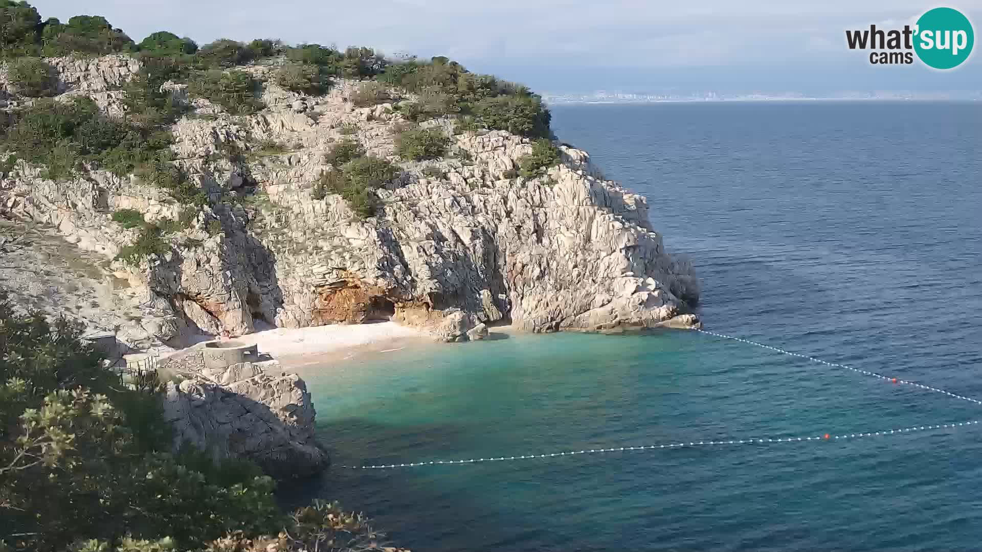 Webcam Brseč Strand – Mošćenička Draga – Kroatien