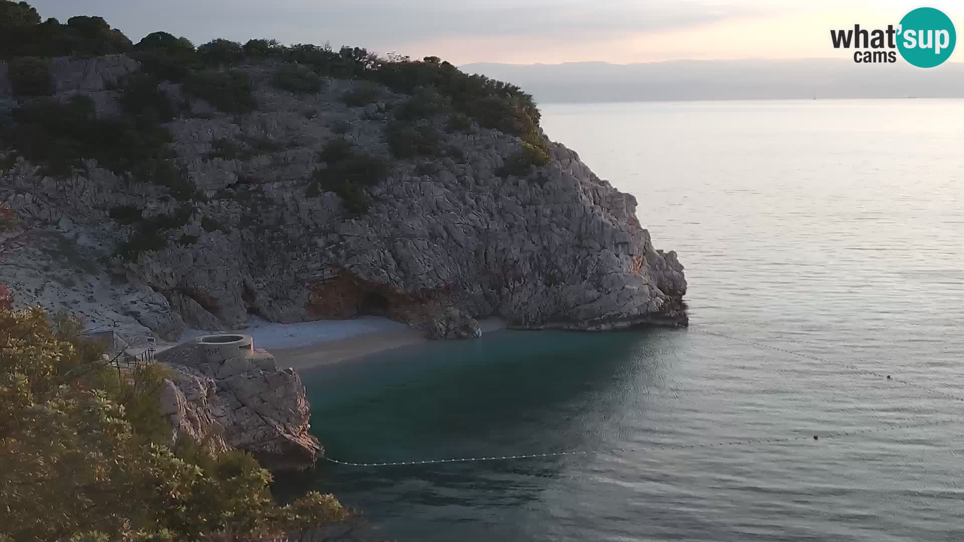 Webcam Brseč beach – Mošćenička Draga – Croatia