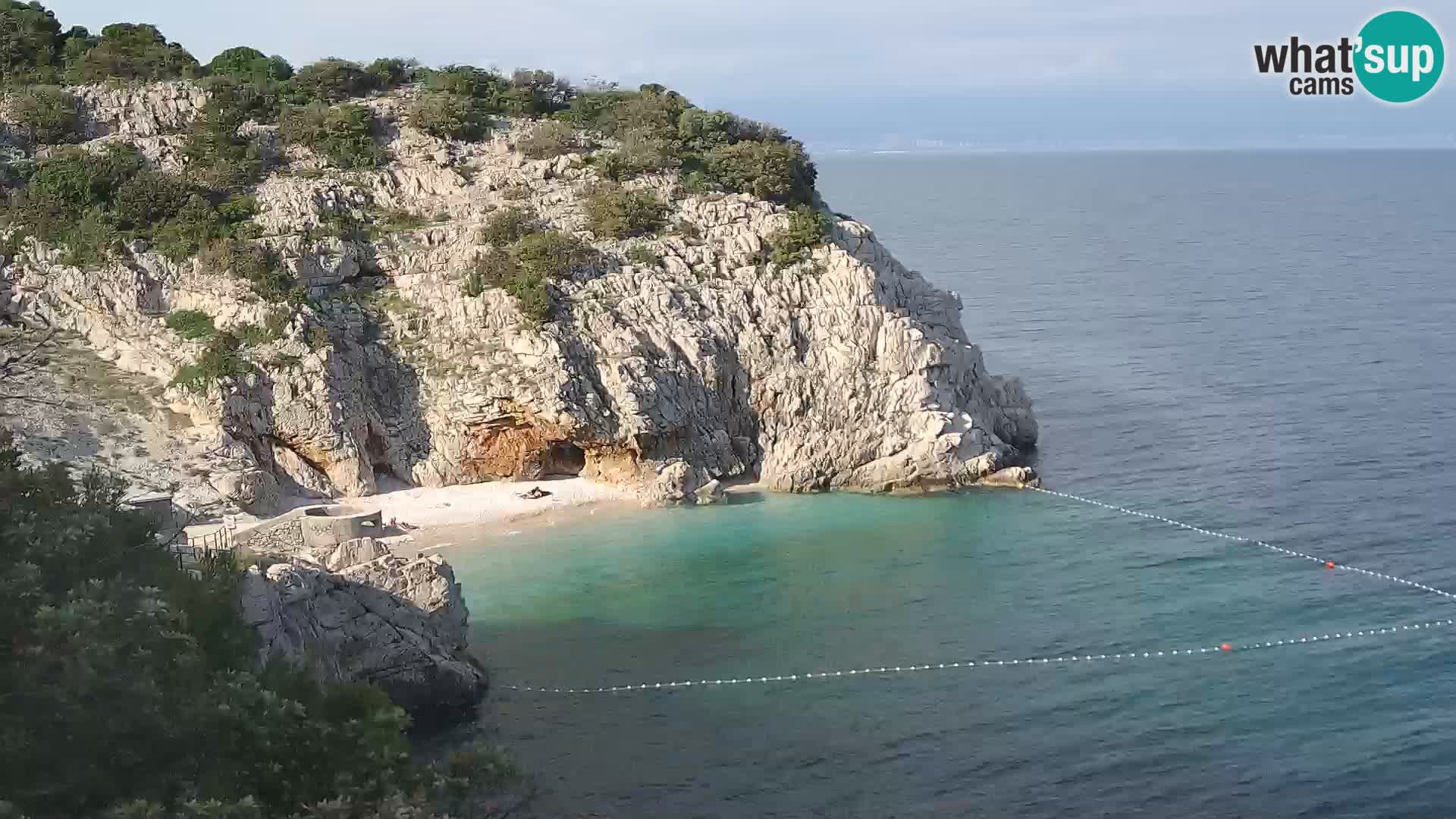 Webcam Brseč beach – Mošćenička Draga – Croatia