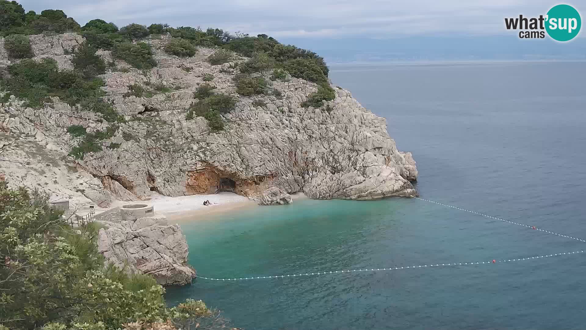 Webcam Brseč beach – Mošćenička Draga – Croatia