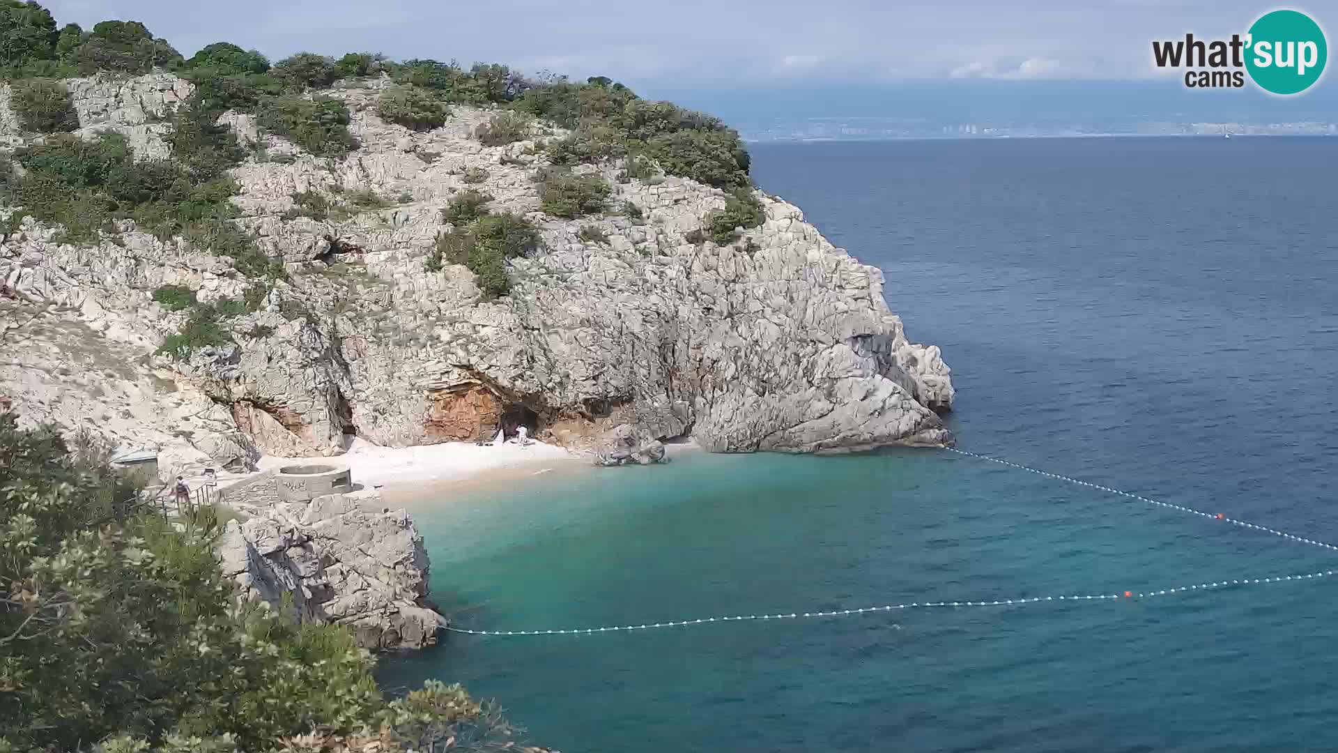 Webcam Brseč Strand – Mošćenička Draga – Kroatien