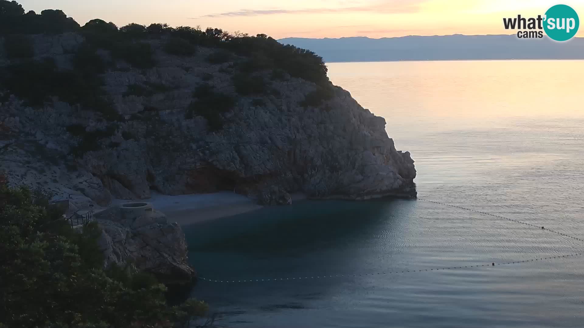 Webcam Brseč beach – Mošćenička Draga – Croatia