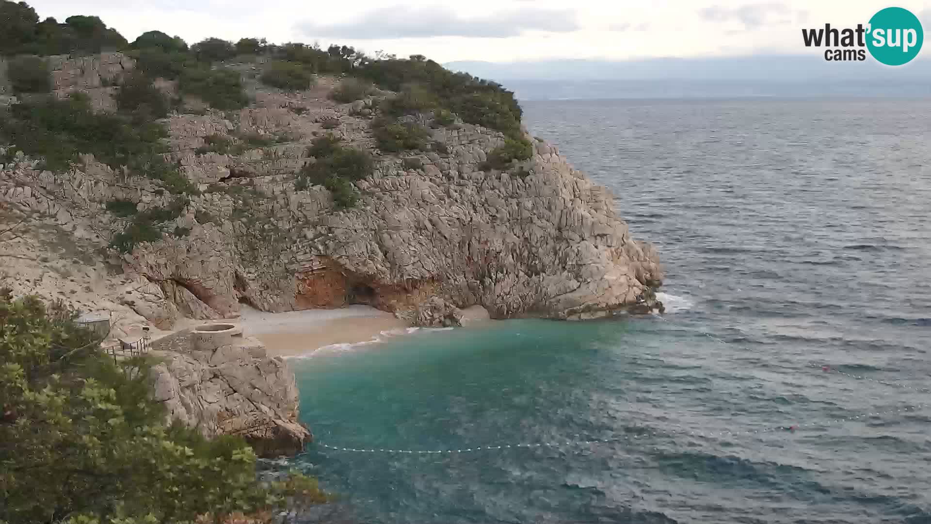 Web kamera plaže Brseč – Mošćenička Draga – Hrvatska