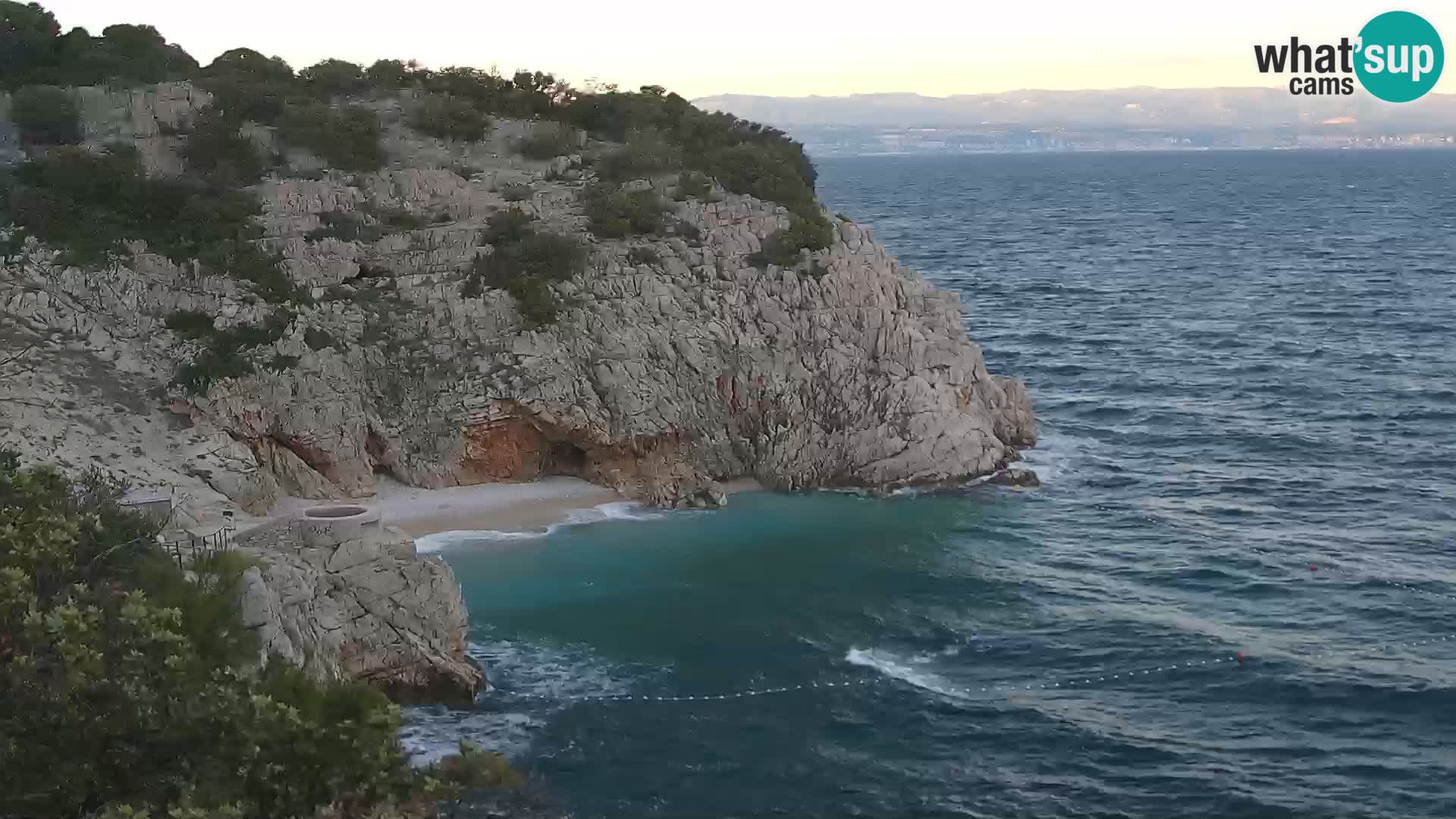 Web kamera plaže Brseč – Mošćenička Draga – Hrvatska