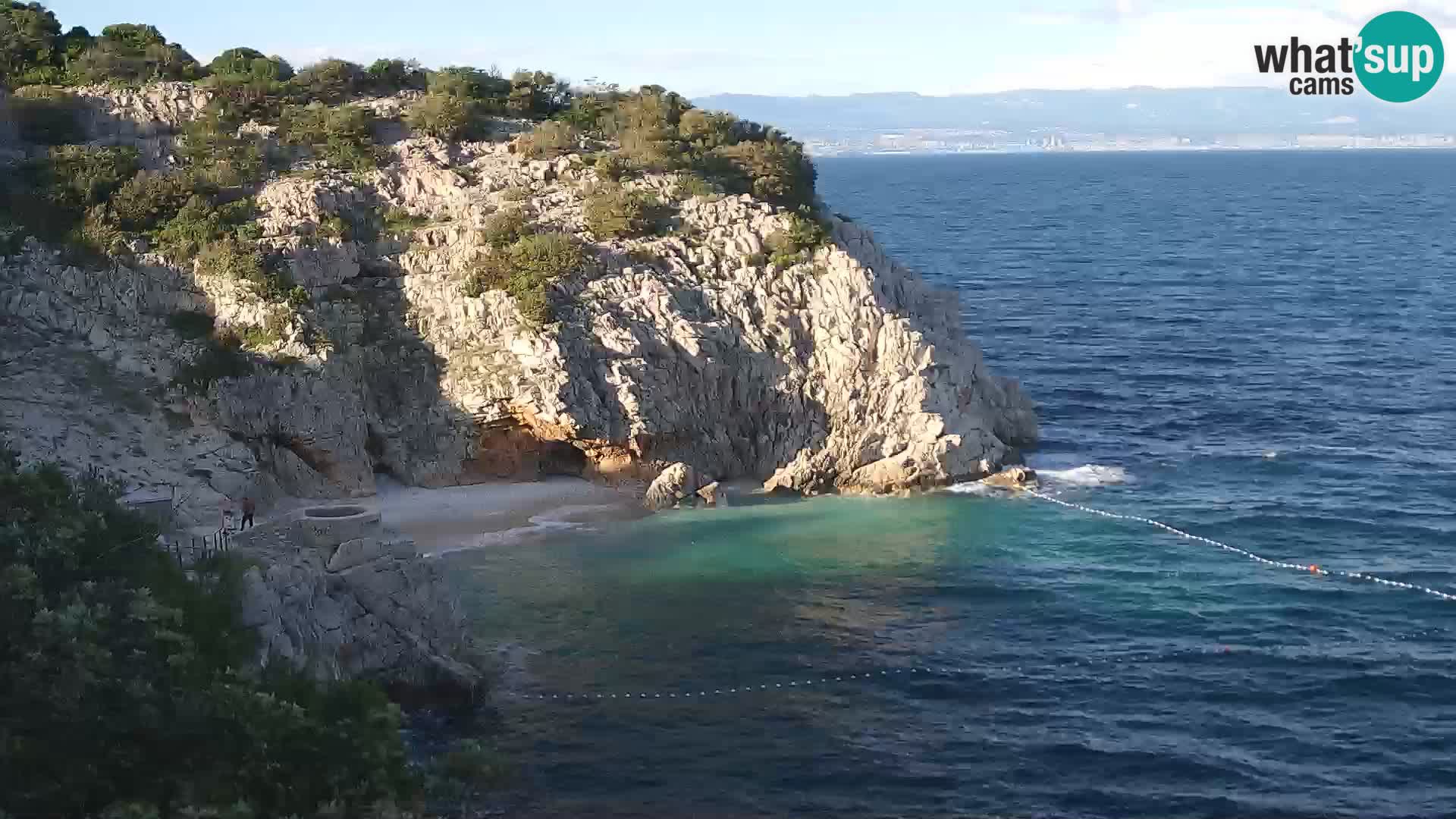 Webcam Brseč beach – Mošćenička Draga – Croatia
