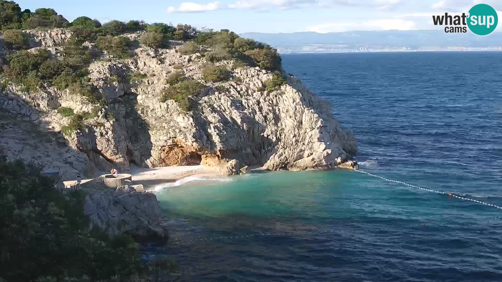 Webcam Bersezio spiaggia – Draga di Moschiena – Croazia