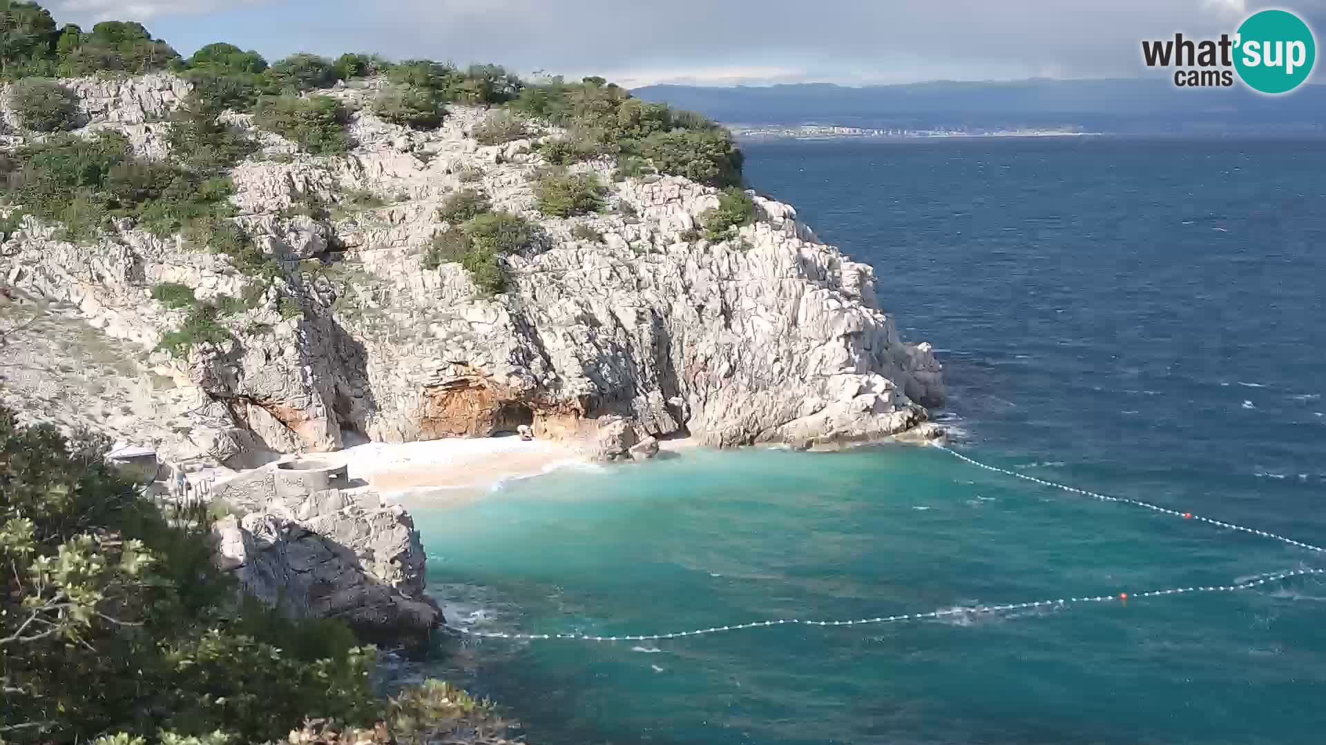 Web kamera plaže Brseč – Mošćenička Draga – Hrvatska