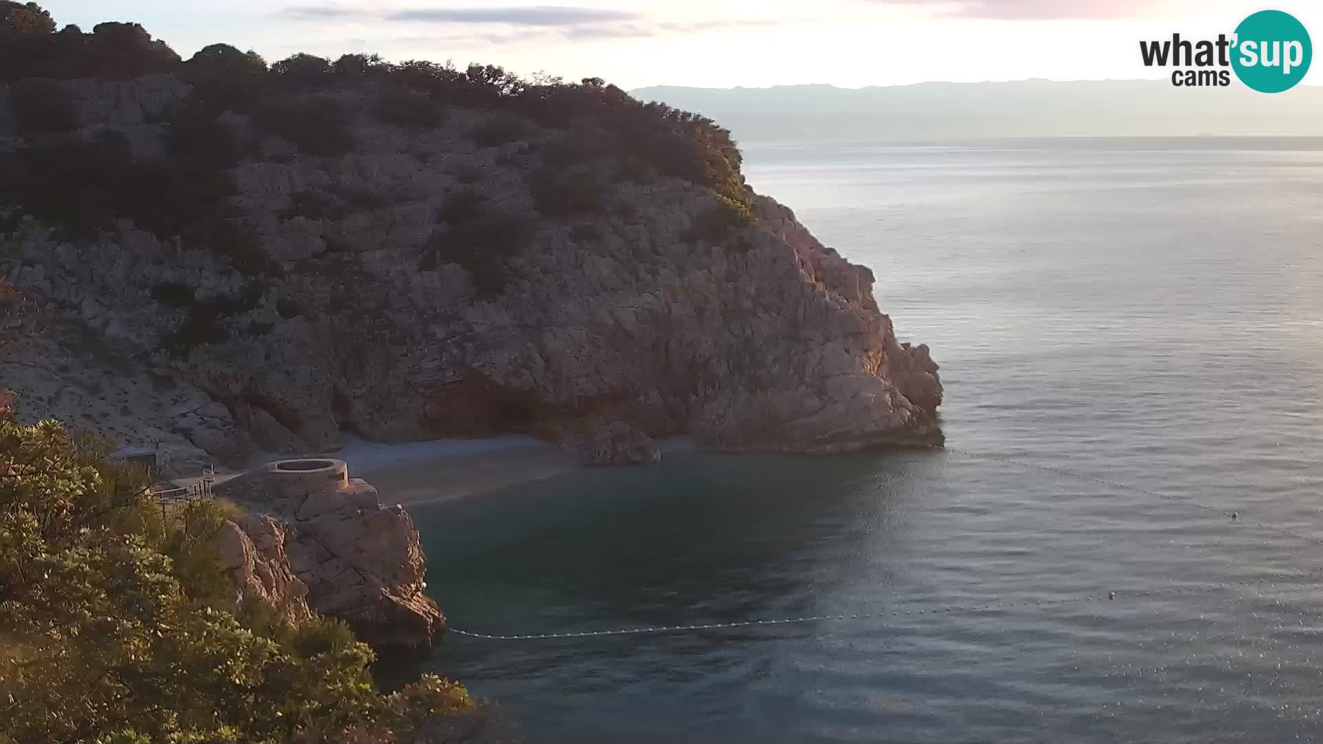 Webcam Brseč beach – Mošćenička Draga – Croatia