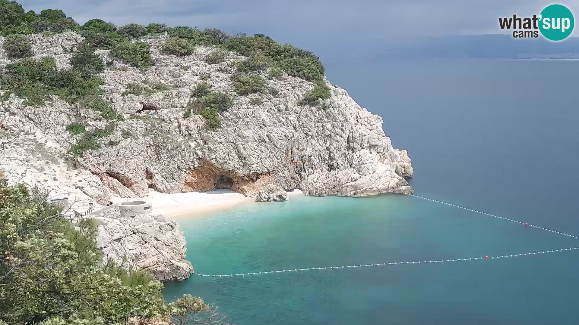 Webcam Brseč beach – Mošćenička Draga – Croatia