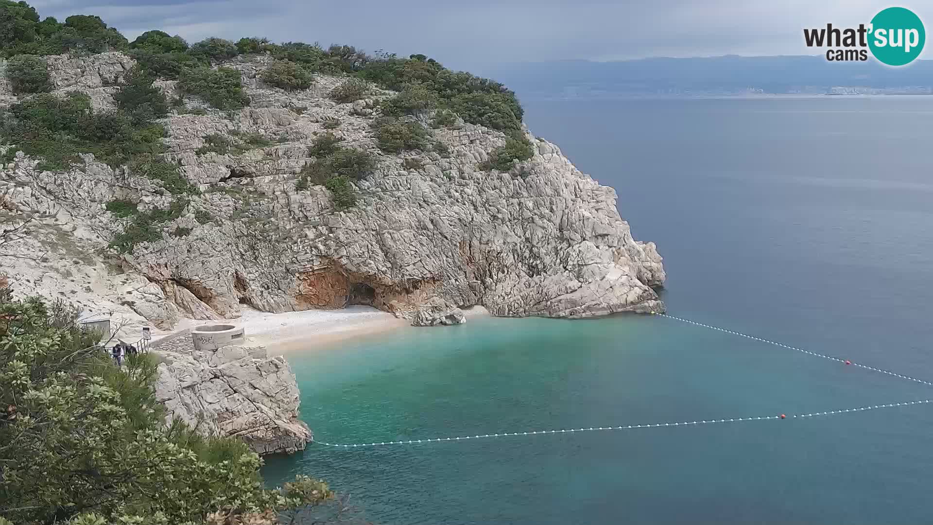 Webcam Bersezio spiaggia – Draga di Moschiena – Croazia