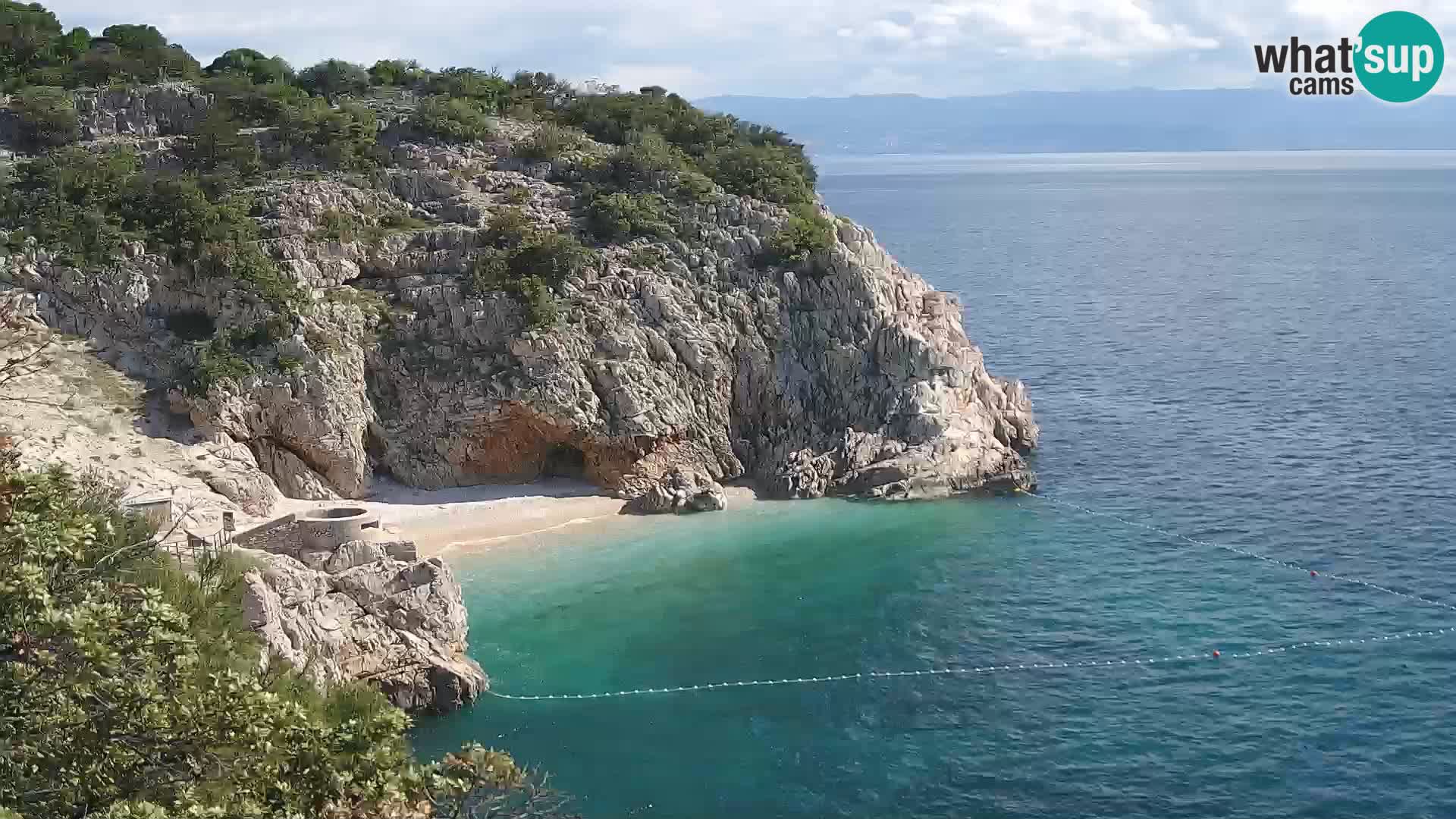 Webcam Bersezio spiaggia – Draga di Moschiena – Croazia