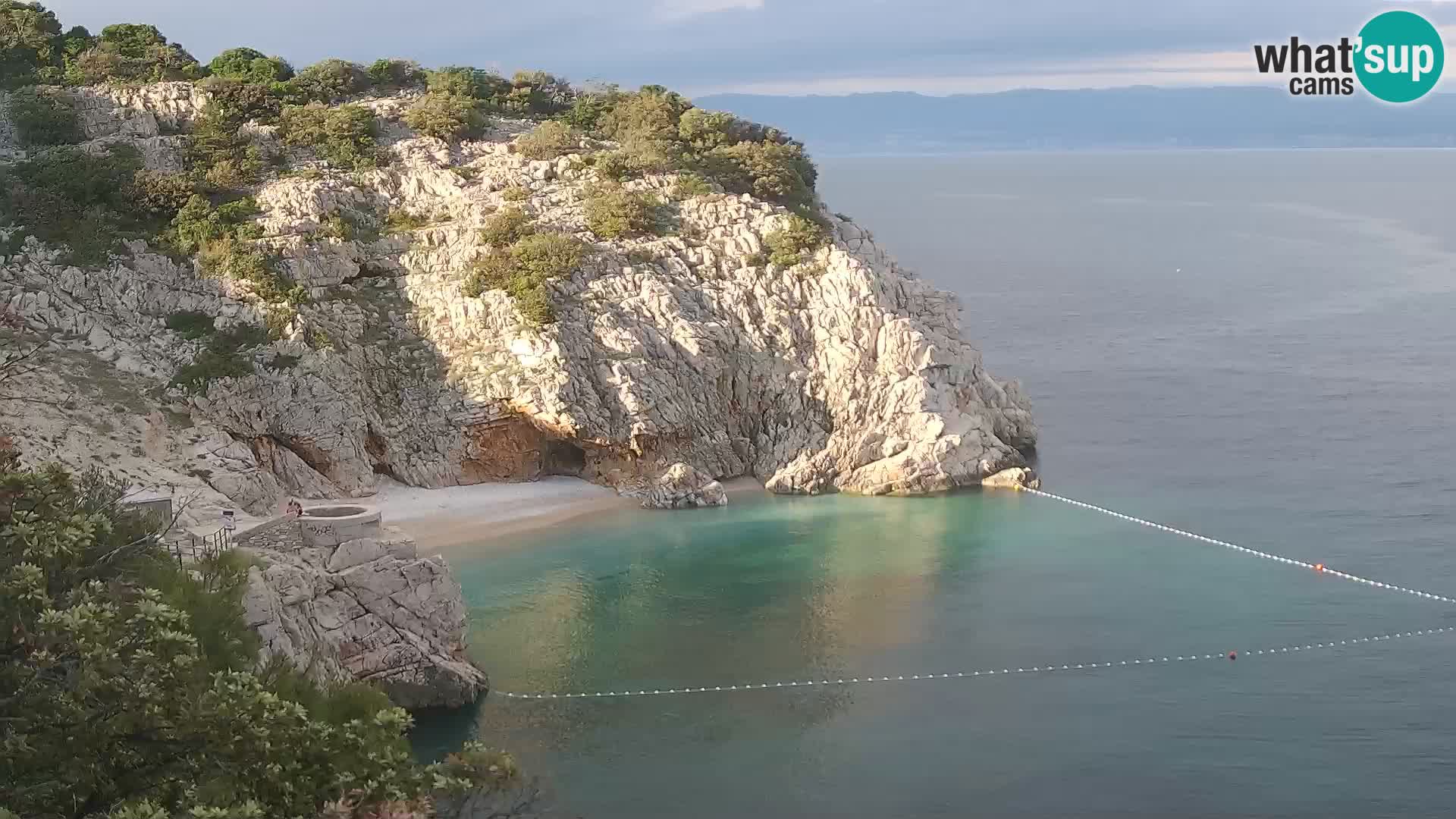 Webcam Brseč Strand – Mošćenička Draga – Kroatien