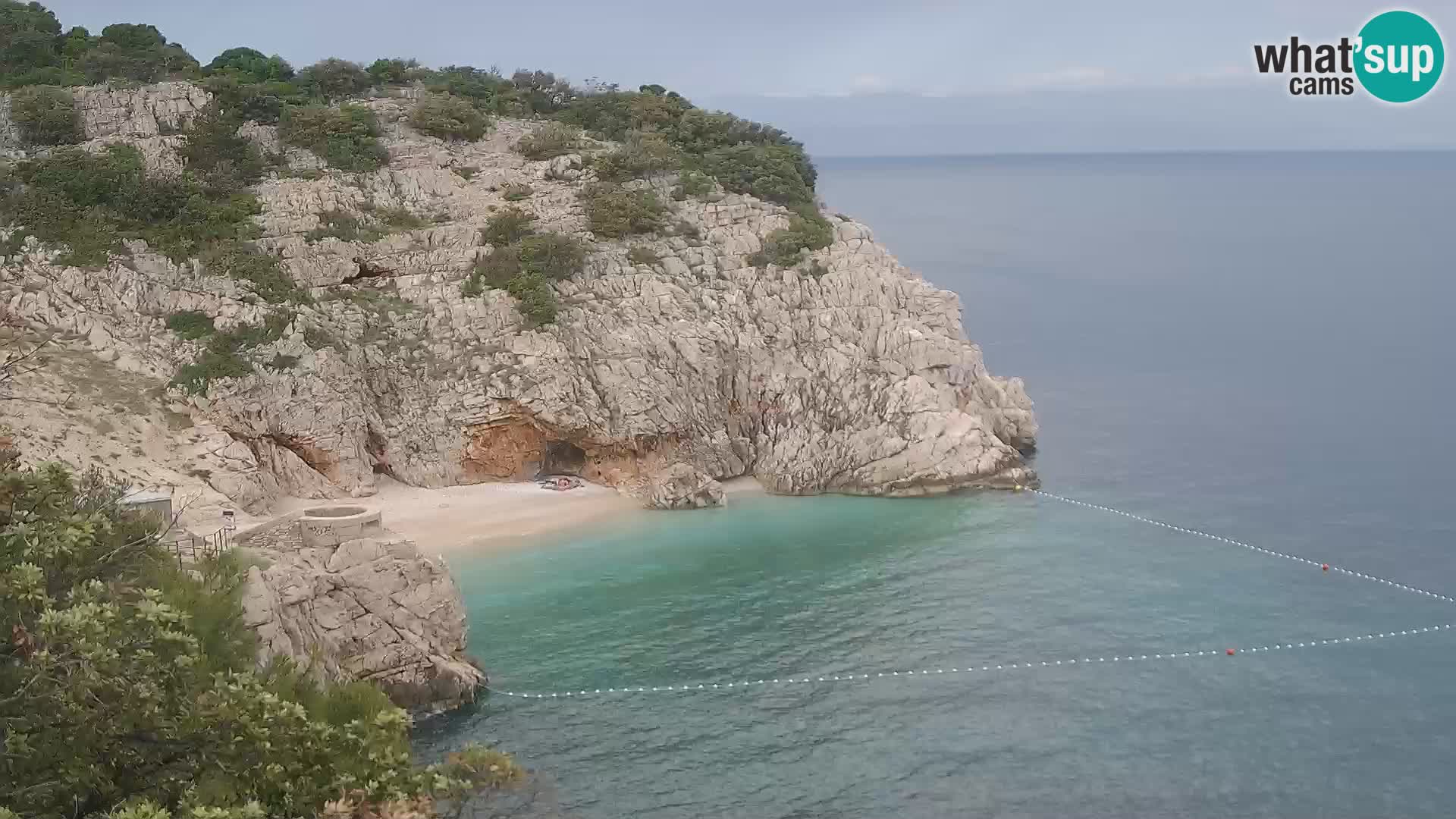 Webcam Brseč beach – Mošćenička Draga – Croatia