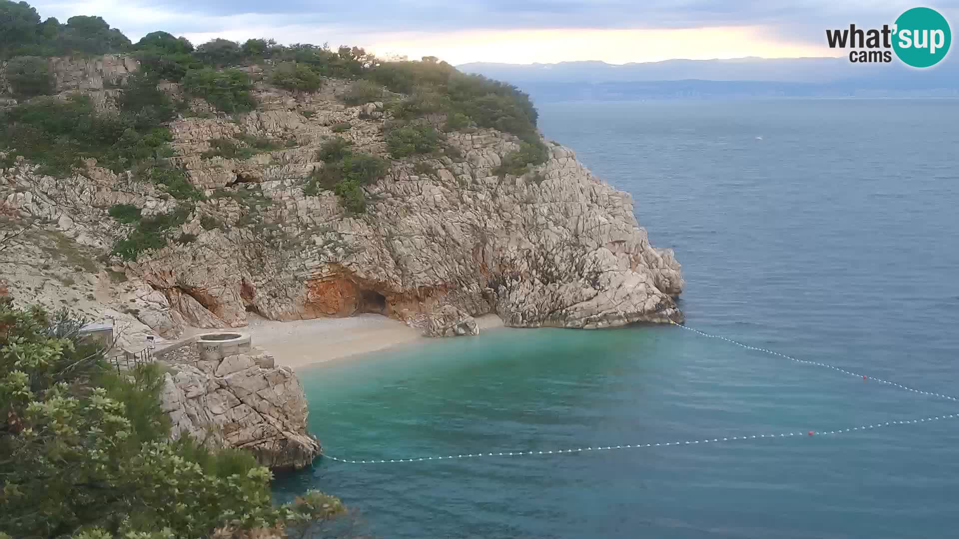 Webcam Bersezio spiaggia – Draga di Moschiena – Croazia